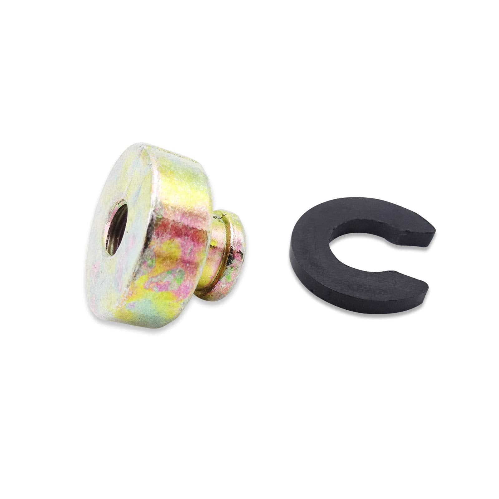 2Pcs Rear Fender Seat Bolt Nut Base Replace Compatible With Harley Davidson Touring Softail Dyna Sportster Model