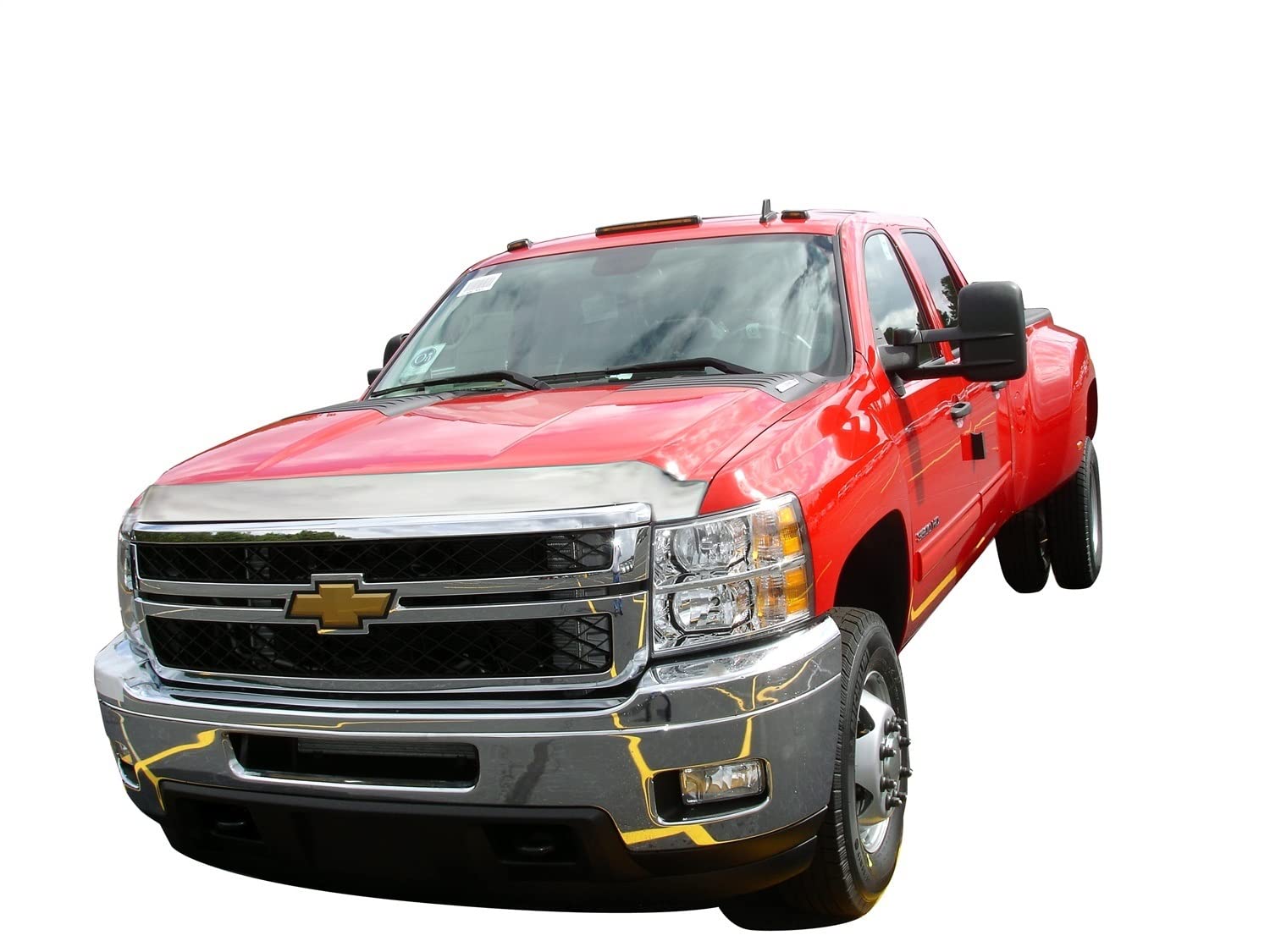 Auto Ventshade [Avs] Aeroskin / Hood Protector | Fits 2011 - 2014 Chevrolet Silverado 2500 Hd/3500 Hd, 1 Pc. | Chrome - 622030