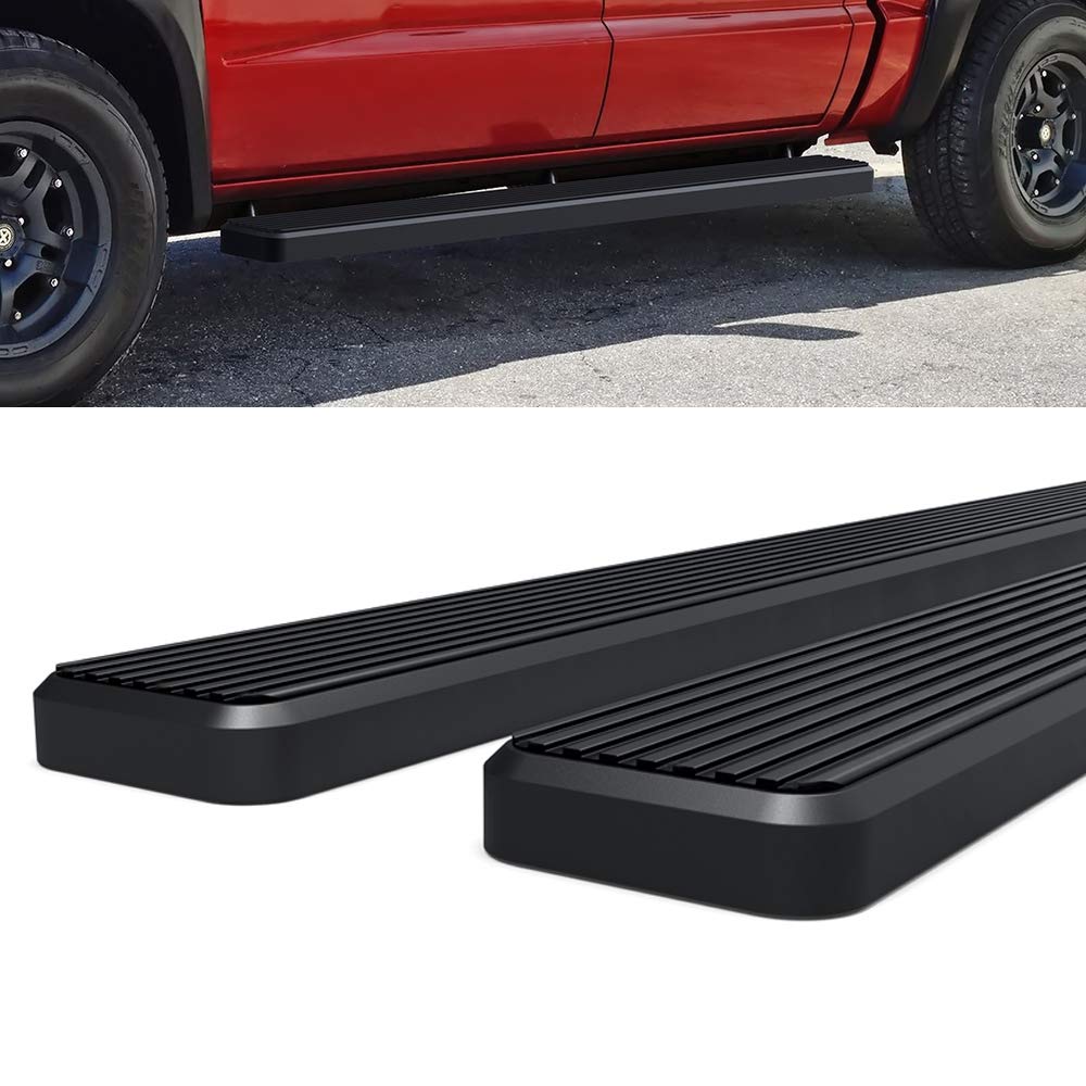Hd Ridez Running Board Side Step Bars 6' Black Compatible With Dodge Dakota 2005-2011 Quad Cab (Nerf Bar Side Steps Side Bars)