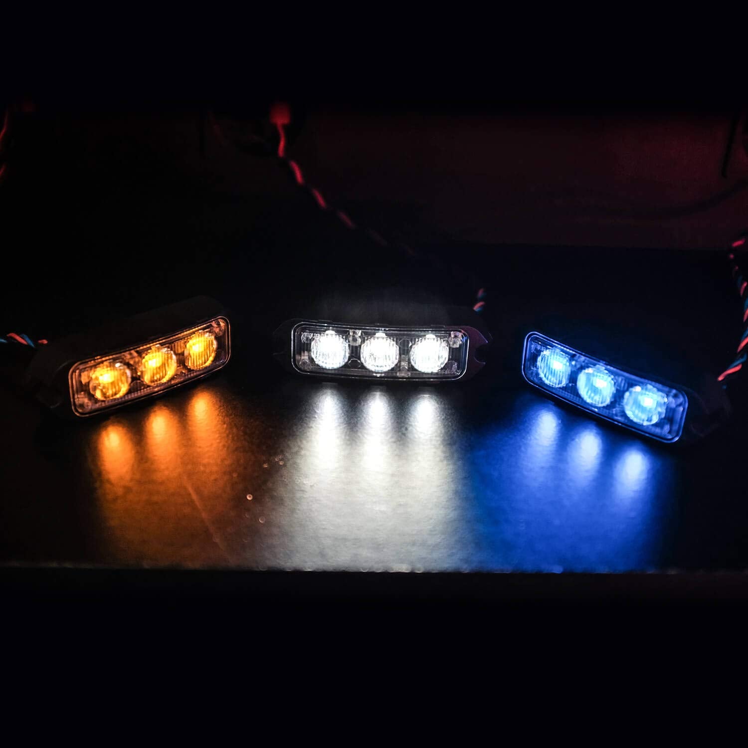 Feniex Industries - White T3 Surface Mount For Emergency, Warning, And Tow Vehicles. Compact Led Perimeter Light Single Color (White)