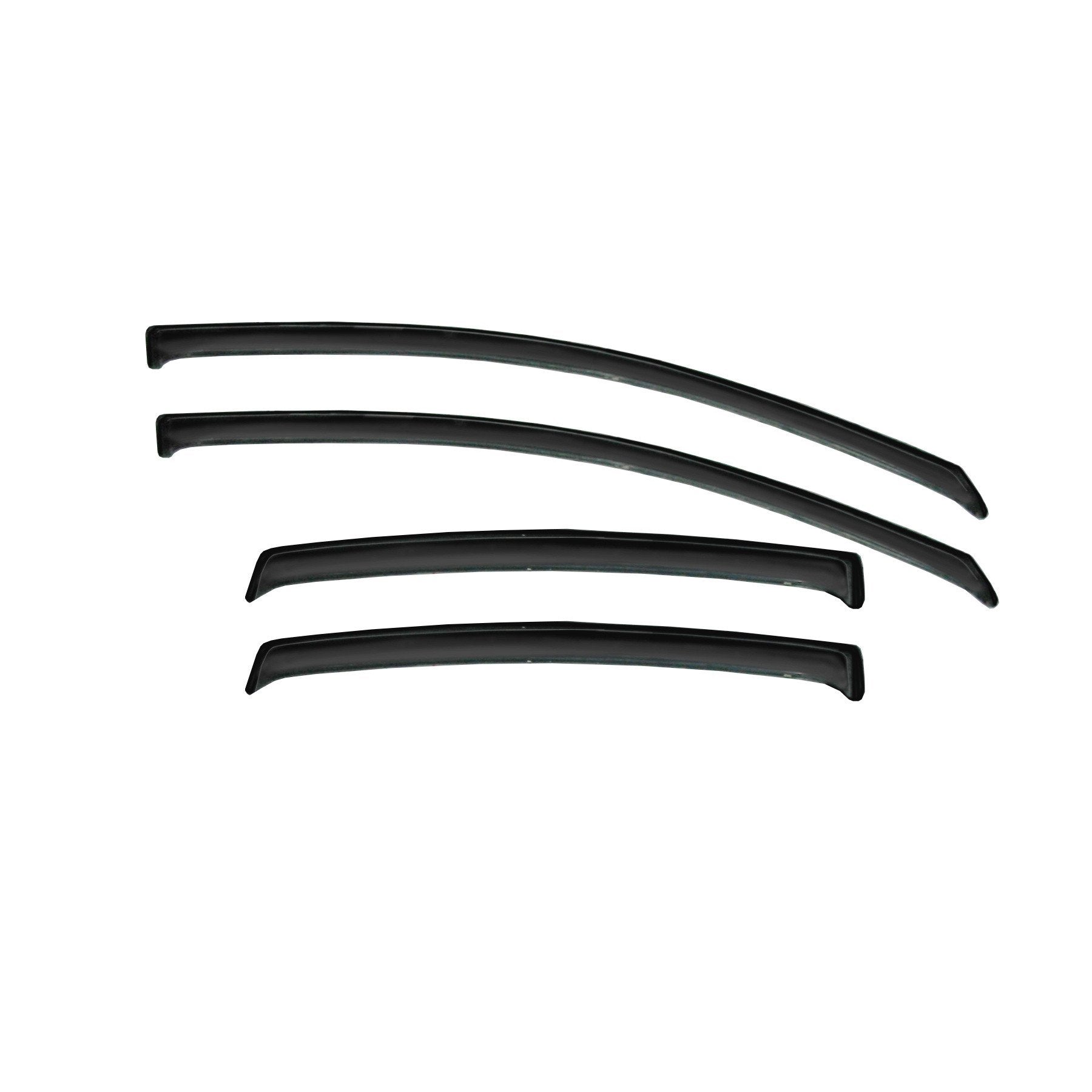 Gldifa Inchannel Window Visor Deflector Compatible With Toyota Camry Sedan 2018-2024 Sun/Rain Guards Outside Mount Smoke 4Pcs