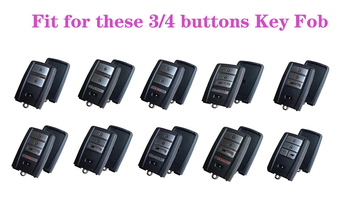 Horande 360 Degree Tpu Protector Key Fob Cover Case Fit For 2018 2019 2020 2021 Acura Tlx Rlx Rdx Mdx Ilx Plx Nsx Keyless Entry