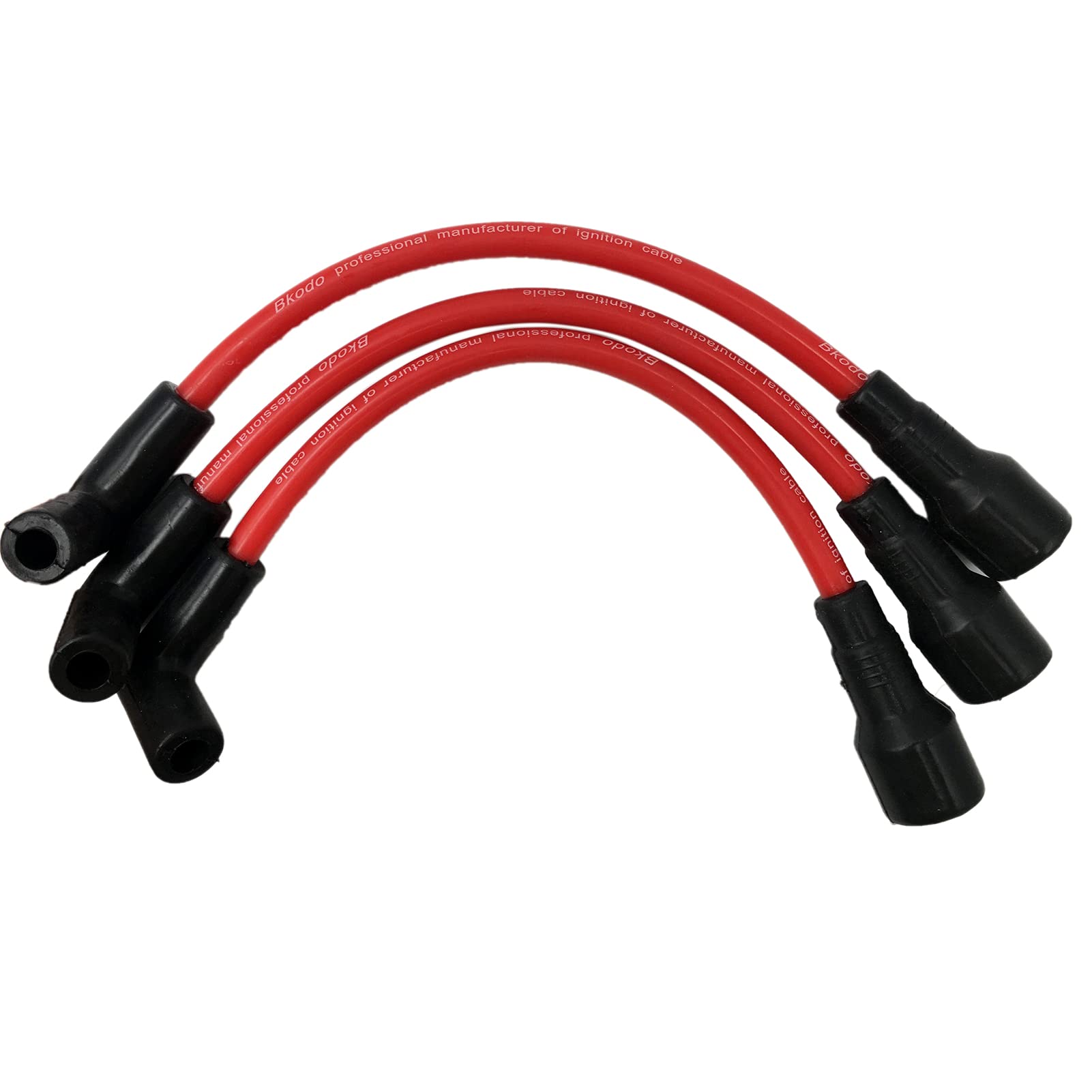 LIZAPUS Mercury 65-90HP High Tension Ignition Spark Plug Wire Set, 3 Cylinder, Model 908