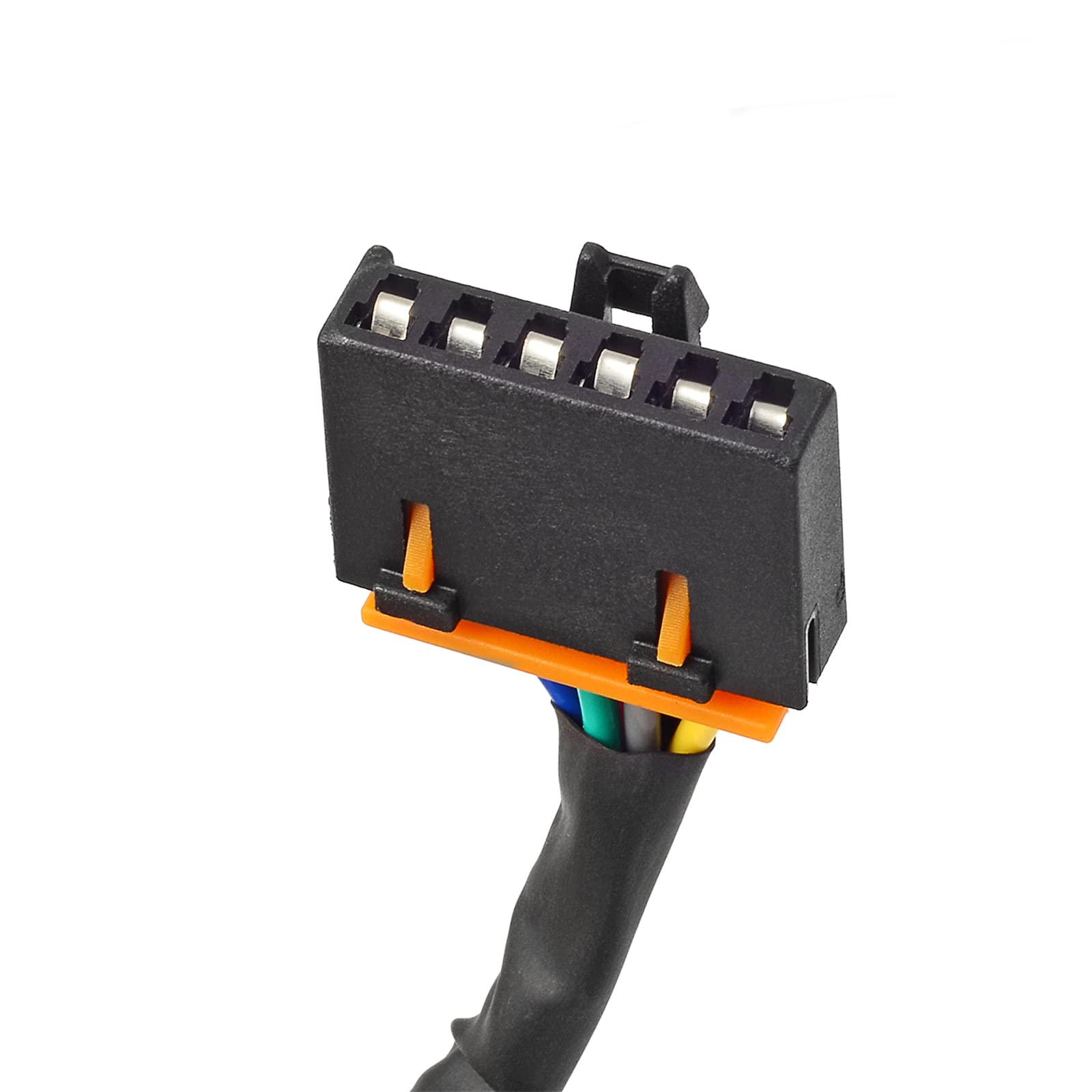 MOTO1988 6 Pin Ignition Key Switch Repair Harness Pigtail for Polaris - Black, Durable ABS Material