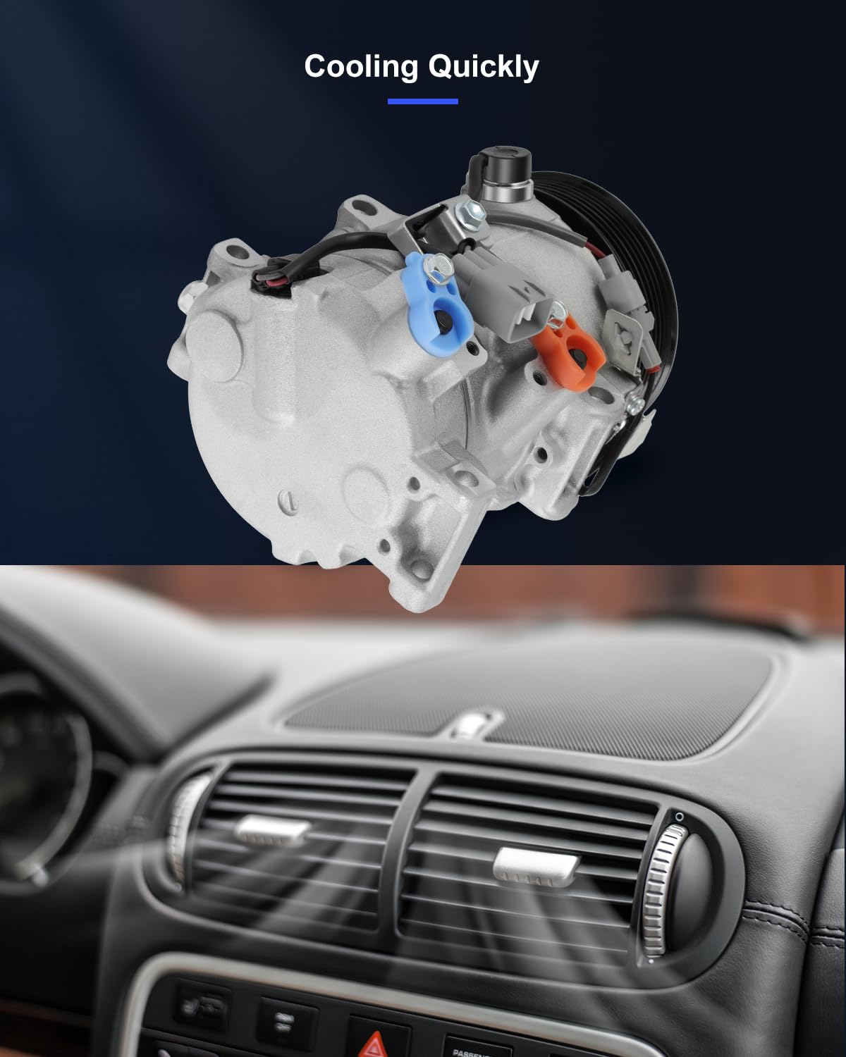 Eccpp Ac Compressor 2006 Fit For Lexus Rx330 3.3L 2007-2009 Fit For Lexus Rx350 3.5L Ac Compressor With Clutch