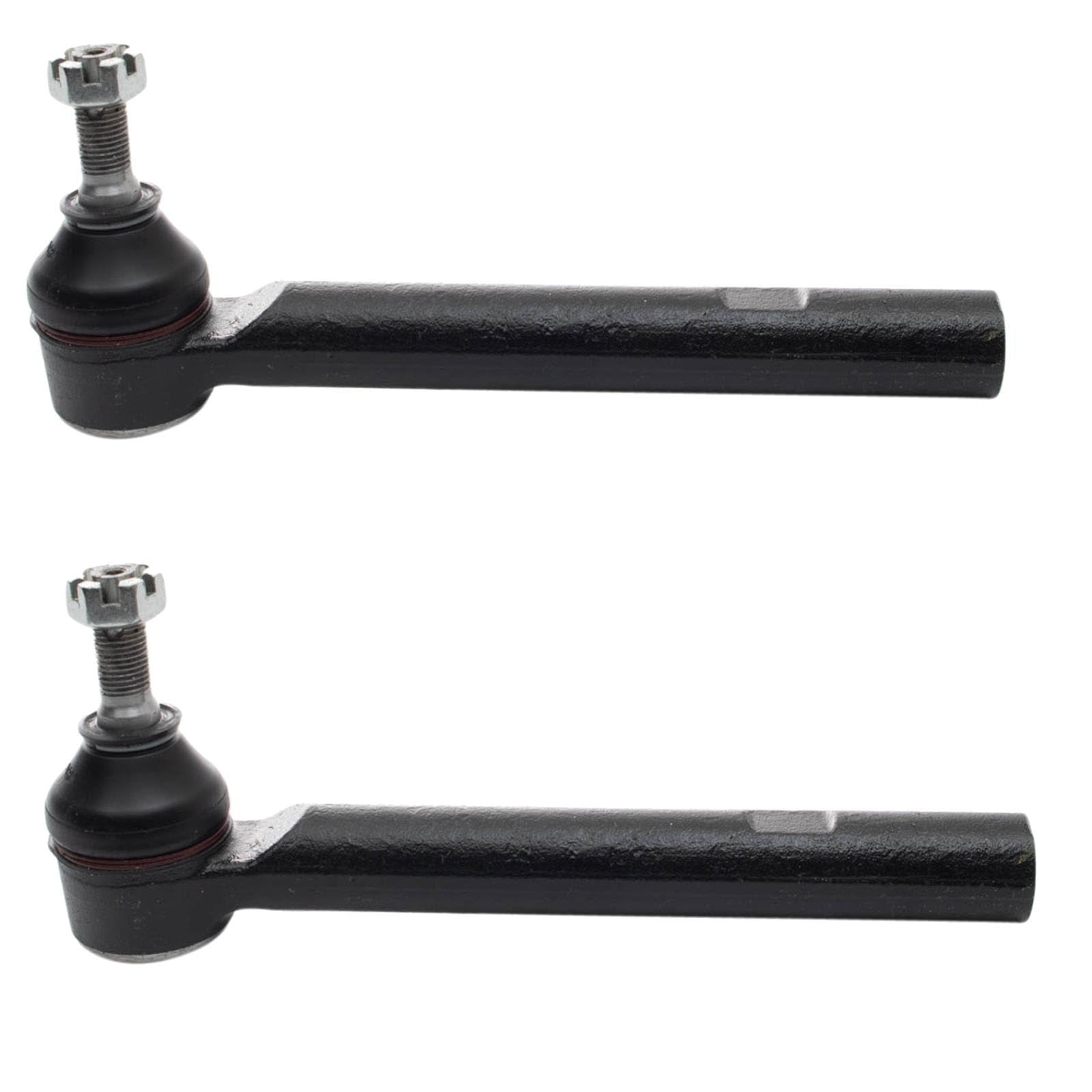 TRQ Front Outer Tie Rod Set Compatible with 2016-2022 Lexus RX350 2018-2022 RX350L RX450h RX450hL