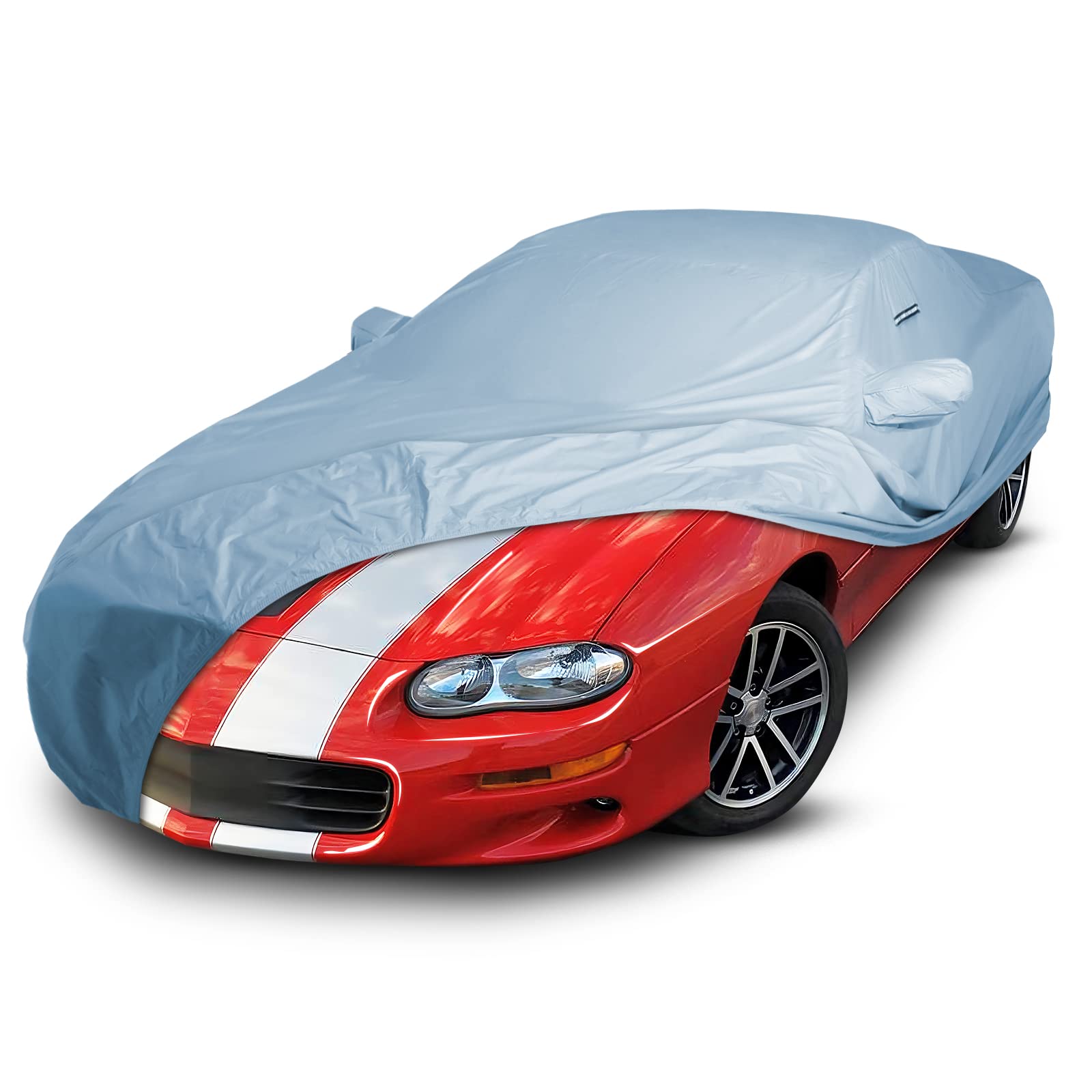 Icarcover Custom Car Cover For Chevy Camaro Std, Z28, Ss, Waterproof All Weather Rain Snow Uv Sun Protector Full Exterior Weathe