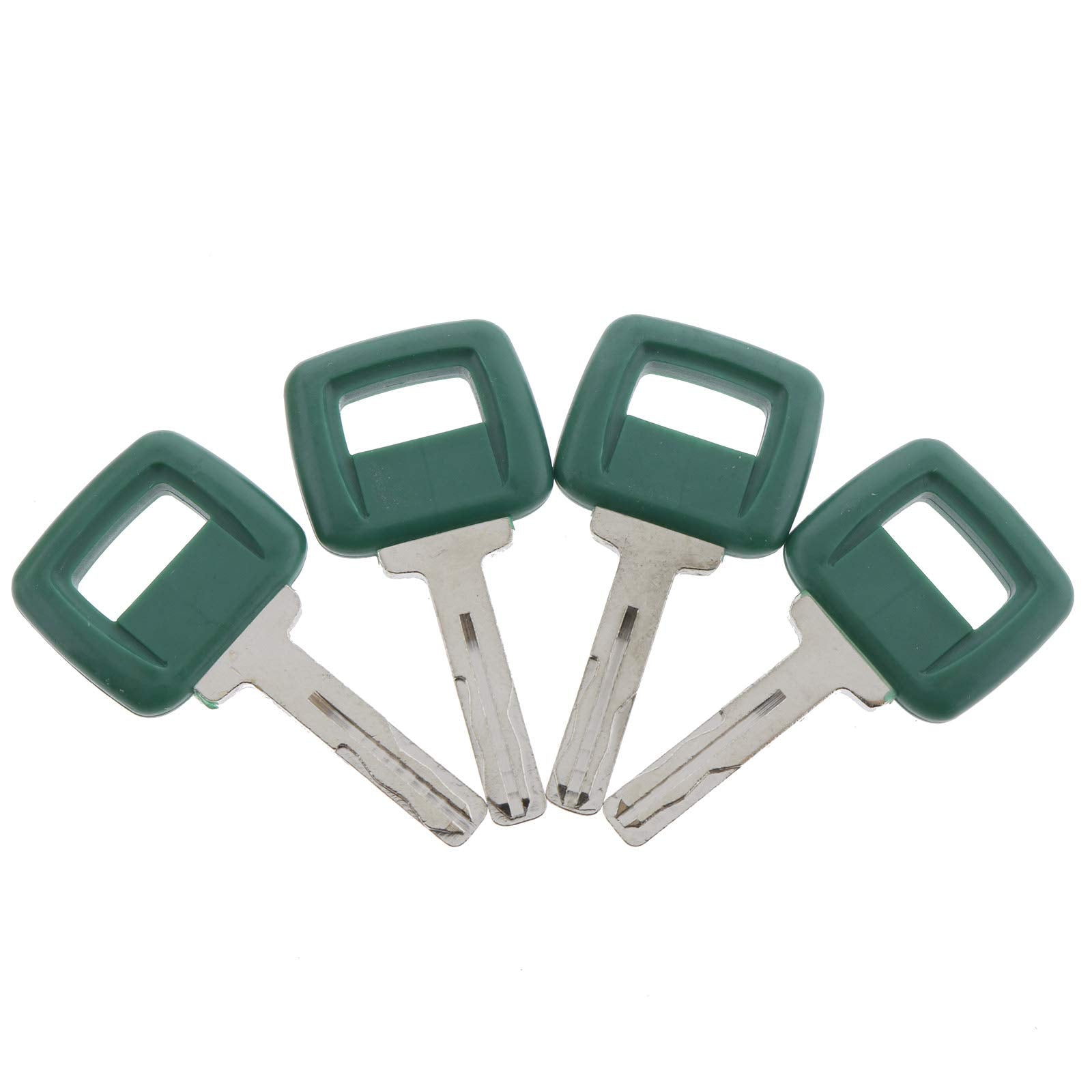 Solarhome 4Pcs Ignition Keys 11039228 For Volvo Loader Haul Truck Heavy Equipment Laser Cut