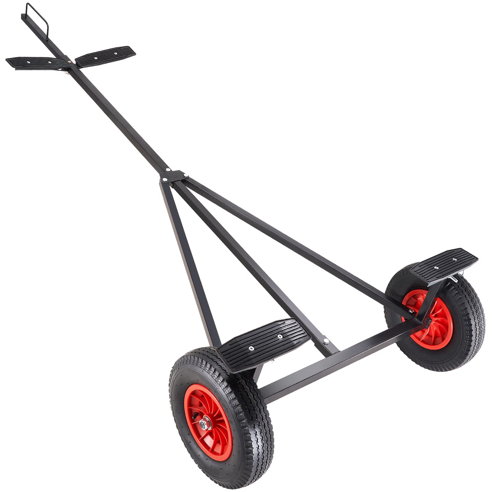 Vevor Boat Trailer Dolly, 420Lbs Load Capacity, Carbon Steel Trailer Mover With 96''-116'' Adjustable Length, For Moving Kayak Motorboat Fishing Boat (420Lbs)