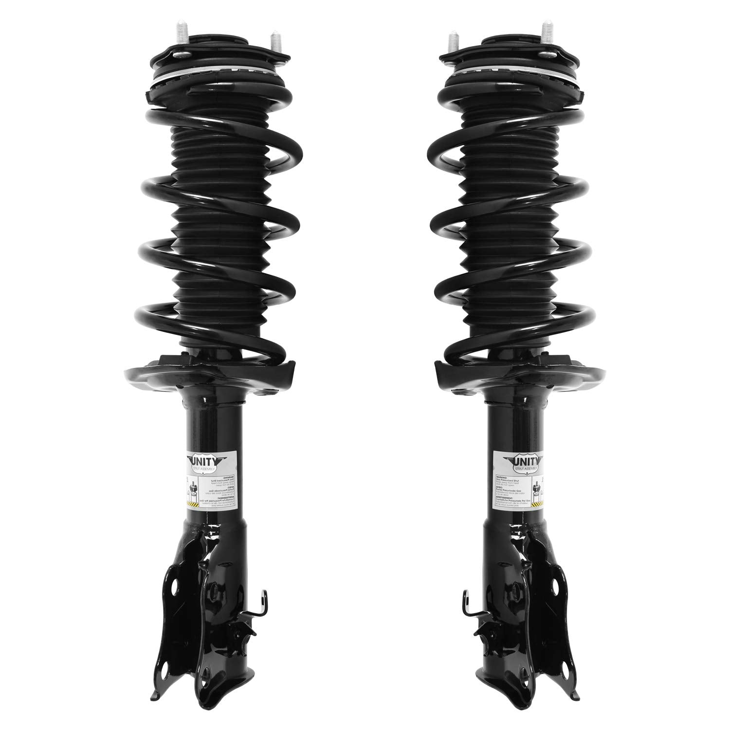 Unity 2-11813-11814-001 Front 2 Wheel Complete Strut Assembly Kit - Metal Construction