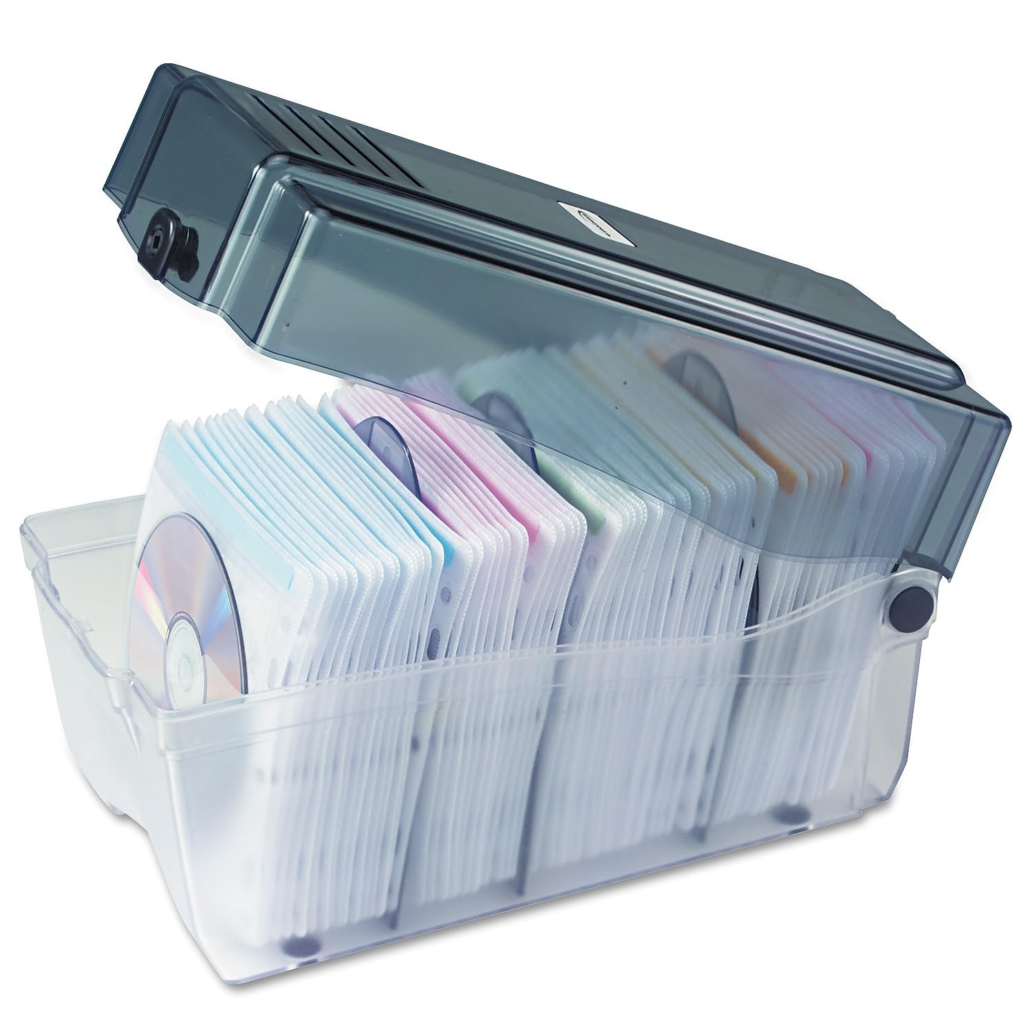Innovera Cd/Dvd Storage Case Ivr39502 Each. Grey/Clear