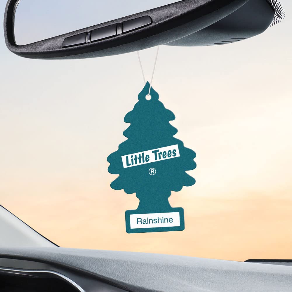 Little Air Fresheners Car Air Freshener. Hanging Tree Provides Long Lasting Scent For Auto Or Home. Rainshine, 24 Air Fresheners