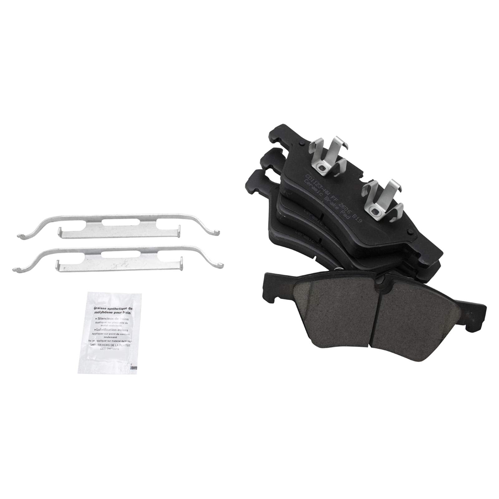 Trq Front Brake Pad & Rotor Kit Compatible With 2006-2012 Mercedes-Benz