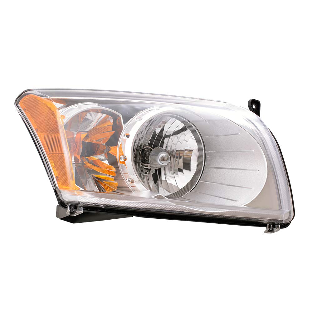 Brock Replacement Set Driver And Passenger Headlights Compatible With 2007-2012 Caliber 5303739Aj 5303738Aj