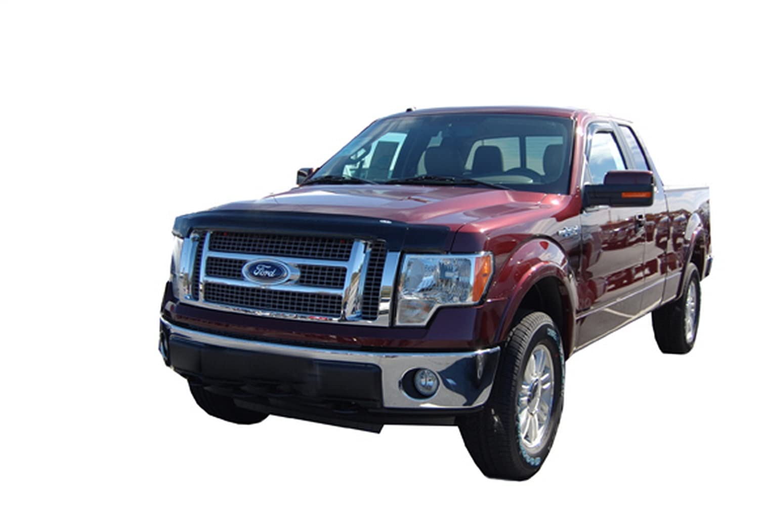 Auto Ventshade [Avs] Bugflector / Hood Shield | Fits 2009 - 2014 Ford F-150, 1 Pc. | Dark Smoke - 23009