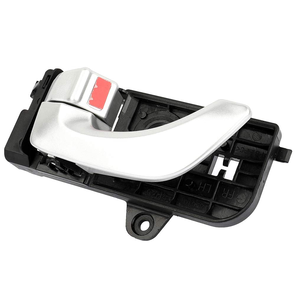 Eccpp Door Handles Interior Inside Inner Front Driver Passenger Side For 2005-2008 For Hyundai Sonata Silver(2Pcs)