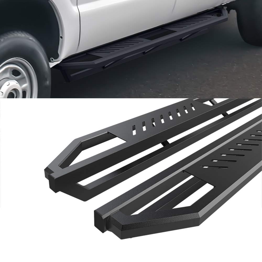Hd Ridez Hybrid Rocker Steel Armor Compatible With Ford F250 F350 Super Duty 1999-2016 Crew Cab (Nerf Bar Side Steps Side Bars)
