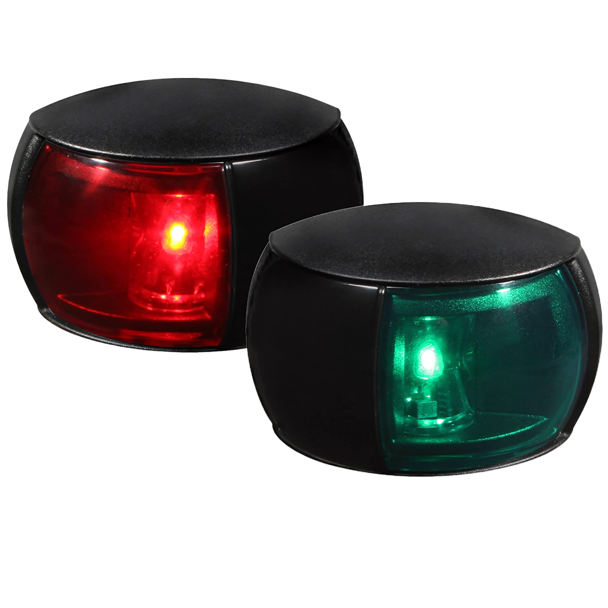 Hella 980520501 0520 Series NaviLED Multivolt White 8-28V DC 2 NM Compact Stern Navigation Light with Clear Lens and Black Shr