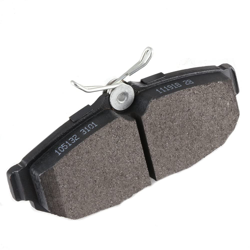 Automuto D1050 & D1082 Ceramic Brake Pads Kits, Front Rear Brake Pads Set Fit For 2007-2011 For Ford Mustang