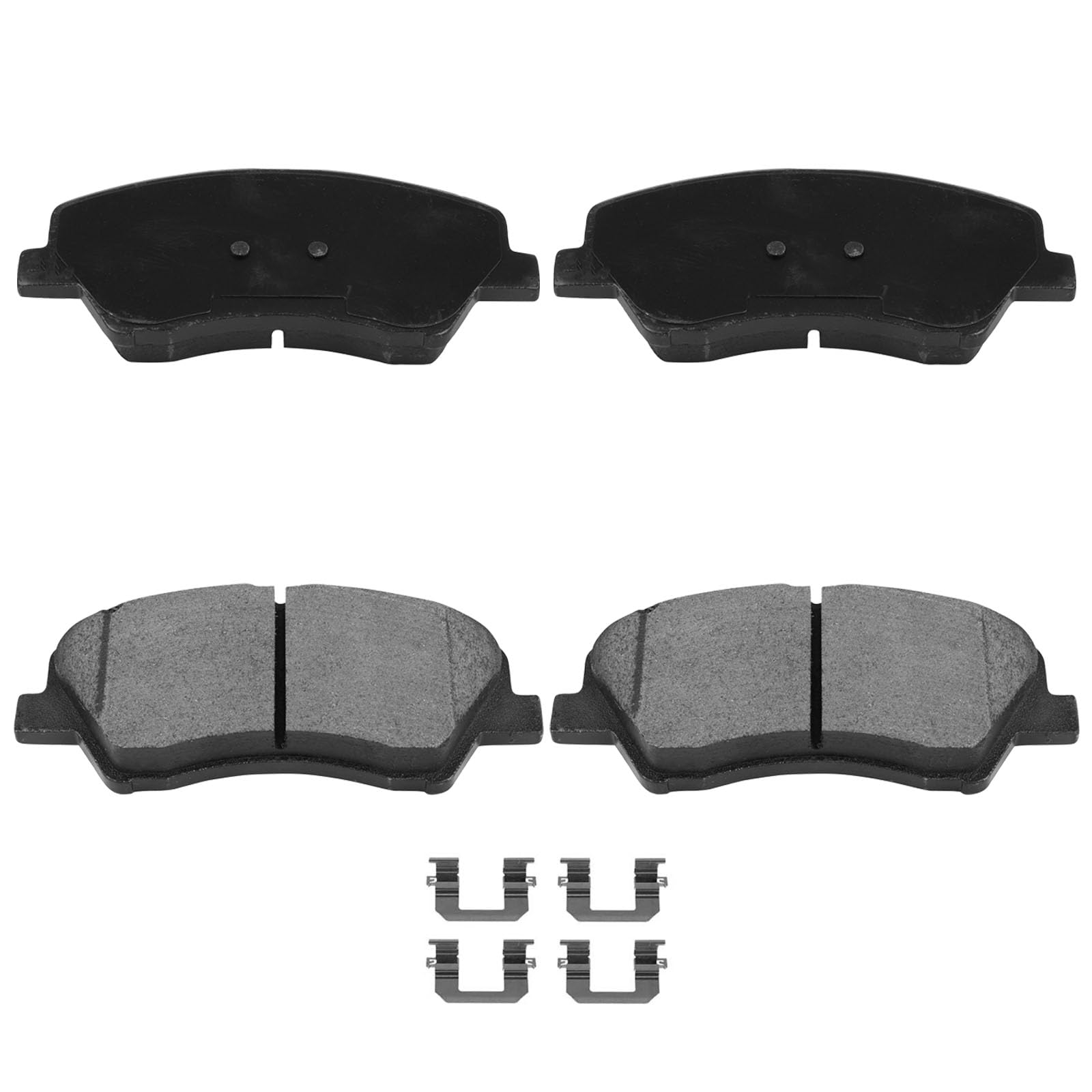 Automuto 4Pcs Front Ceramic Disc Brake Pads Set D2190 For Hyundai Accent 2018-2022,For Kia Rio 2018-2022