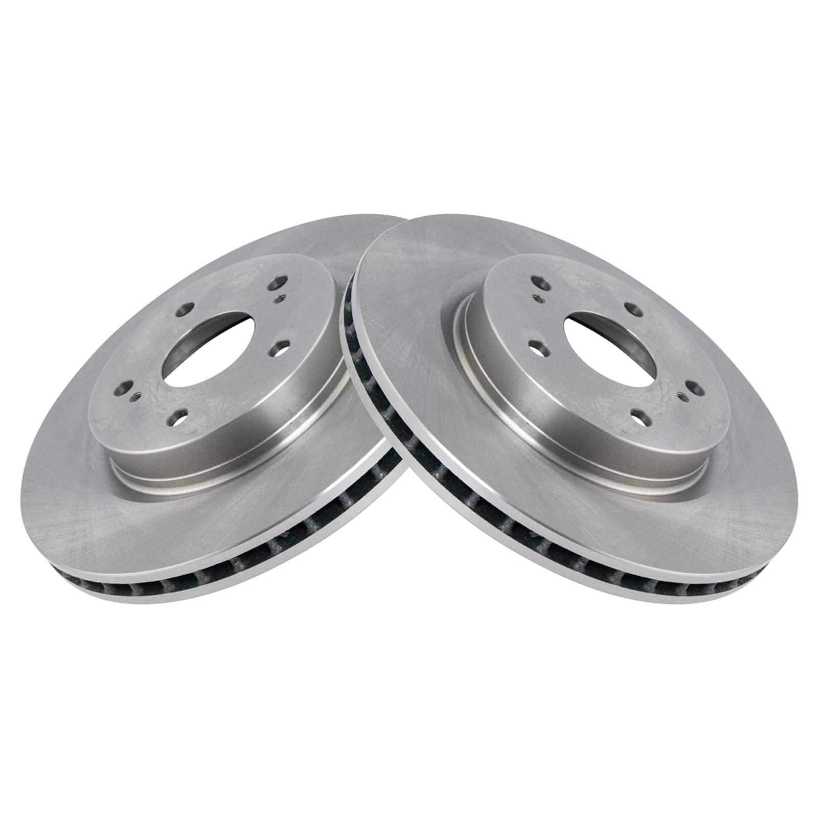 Trq Front Brake Rotors Set Vented Compatible With 2006-2013 Suzuki Grand Vitara
