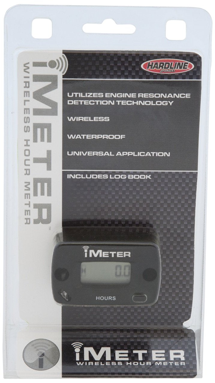 HARDLINE Products HR-9000-2 iMeter Wireless Hour Meter, Black