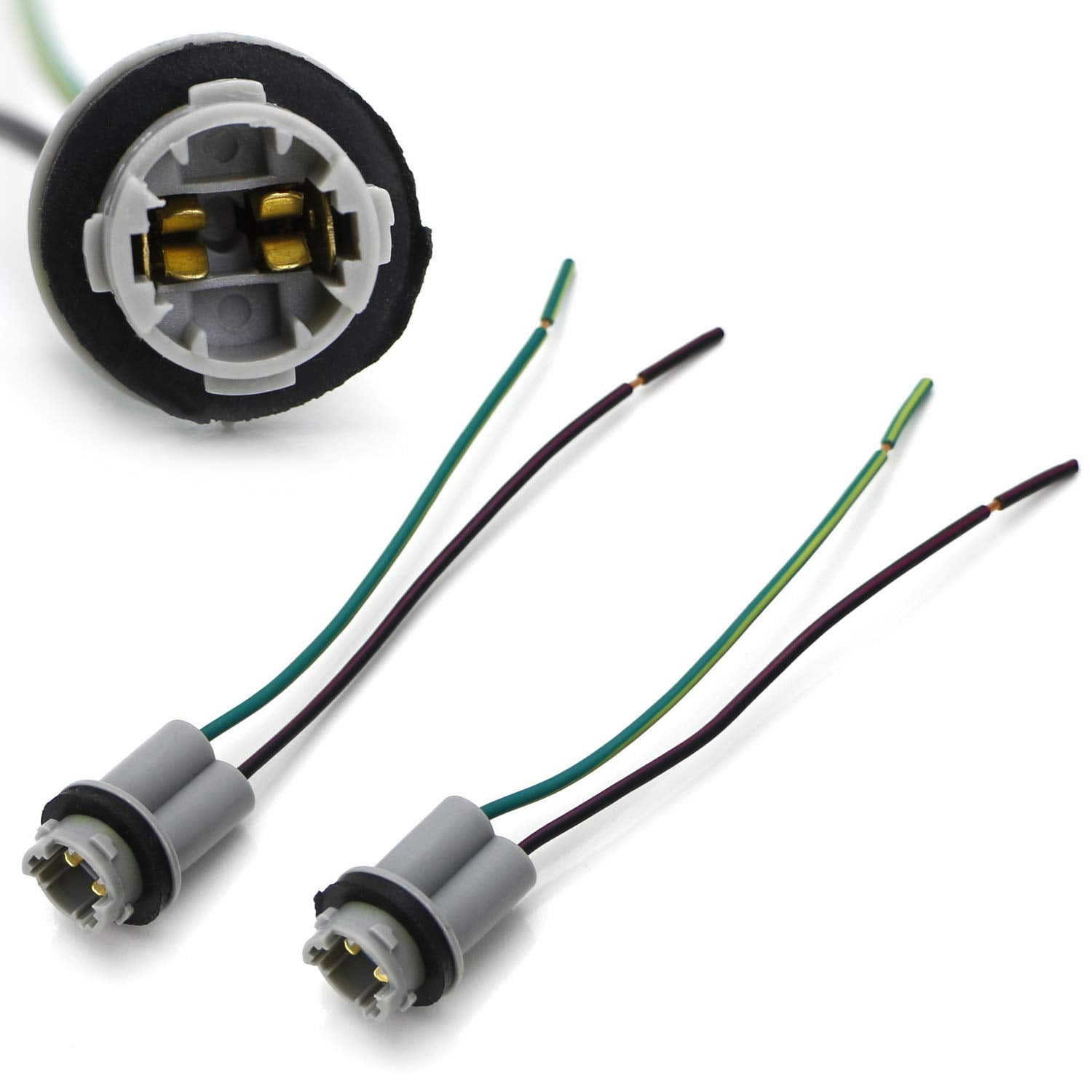 Ijdmtoy 912 920 921 T15 Nylon Base Socket/Base W/Pigtail Wiring Harness As Repair, Replacement Or Retrofit