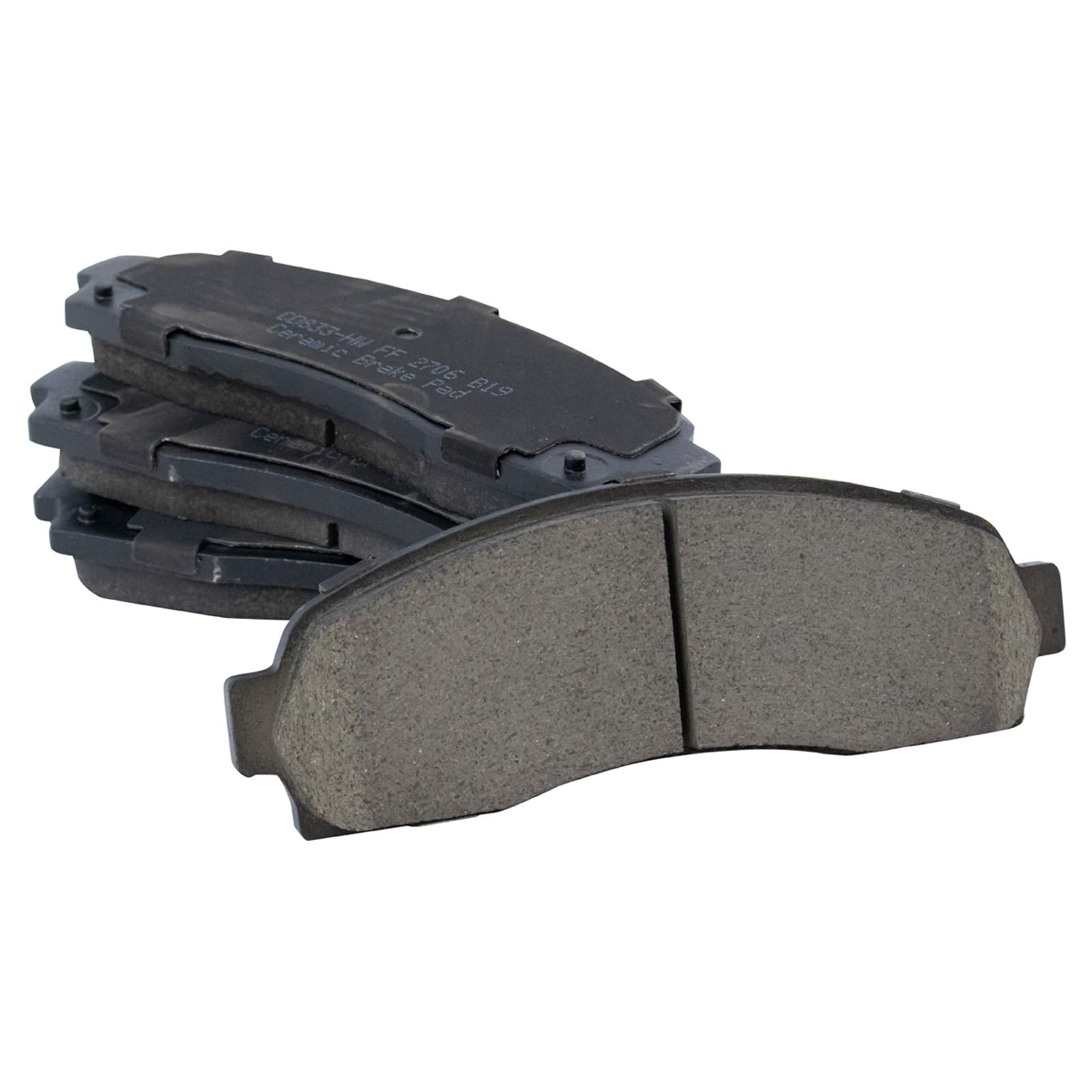 Trq Front Brake Pad & Rotor Kit Brake Pads Brake Rotor Ceramic Compatible With 2003-2009 Mazda B2300 2003-2007 B3000 2003-2004 B