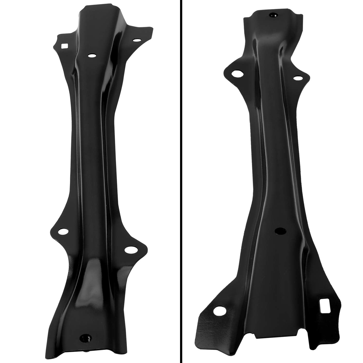 ECOTRIC Radiator Support T Bar for 2002-2006 Acura RSX, Large, Black, Model AM-102