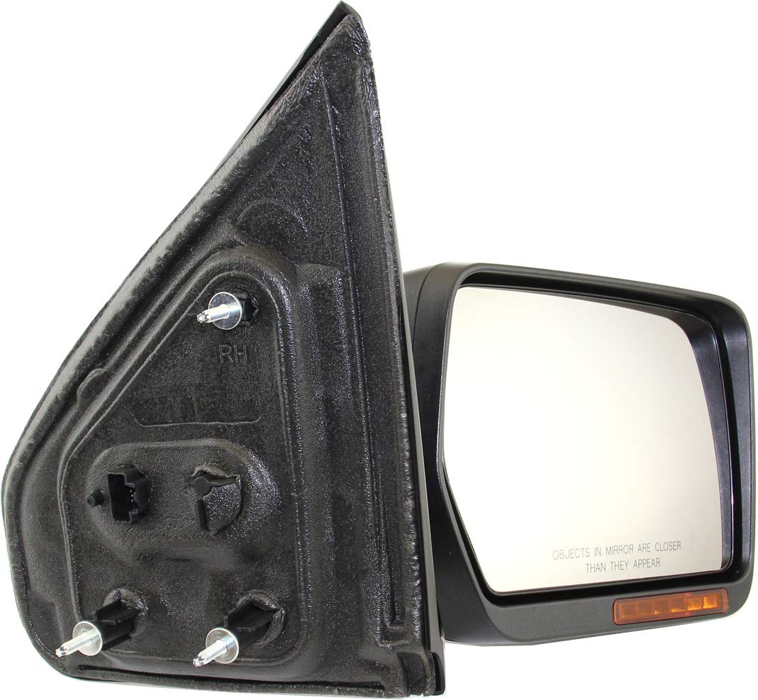 Kool Vue Mirror Passenger Side Compatible with 2011-2014 Ford F-150 Power Glass, Heated - FO1321407