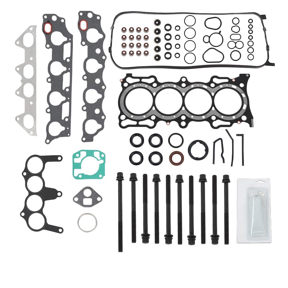 PIT66 Head Gasket Set Bolts Compatible with Acura CL 2.3L 1998-1999,Fit Honda Accord 2.3L 1998-2002,Fit Honda Odyssey 2.3L 1998,