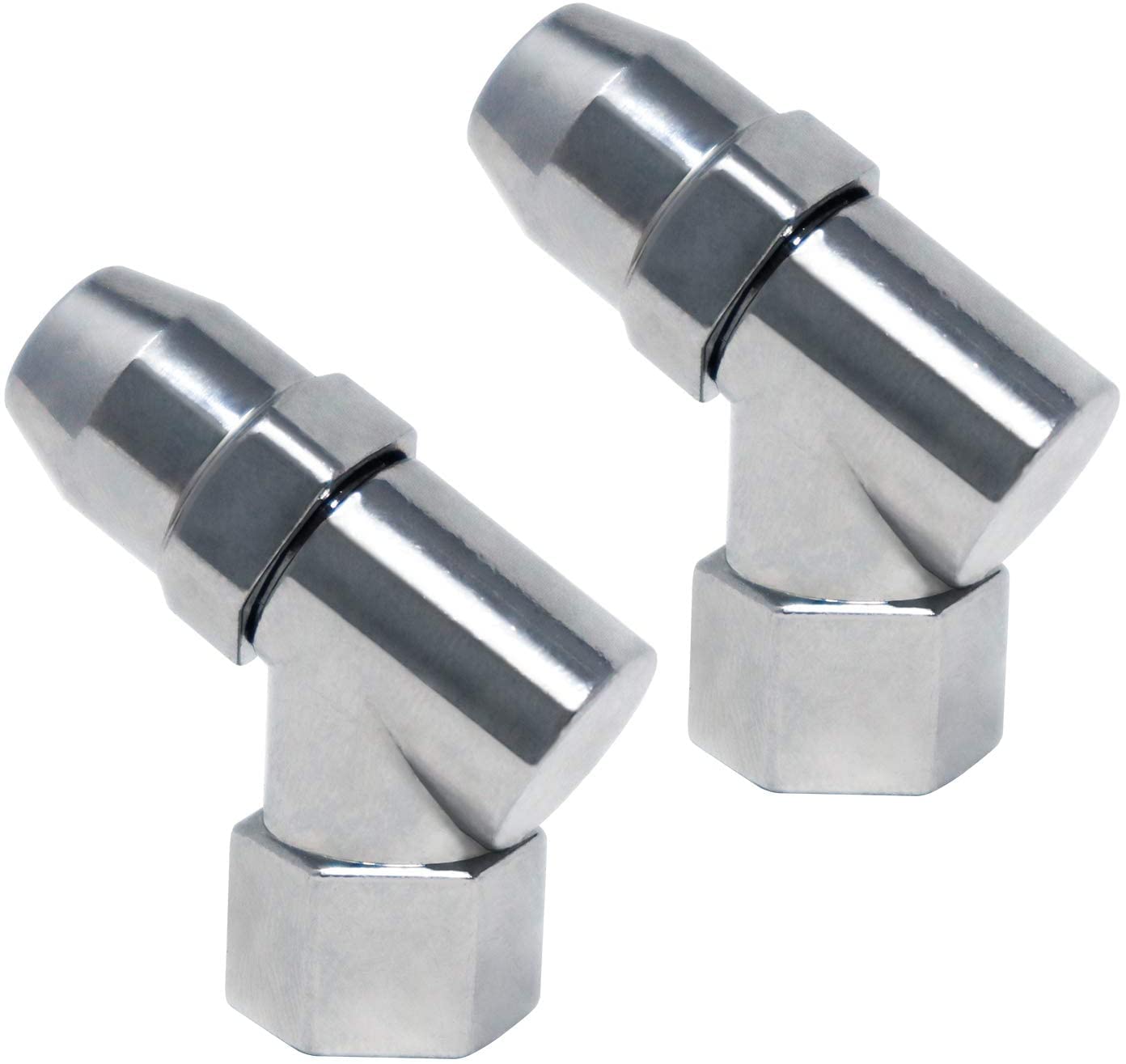 Jaco Advanced Angled Tire Air Chuck - 1/4' Npt (2 Pack) (Open Flow)