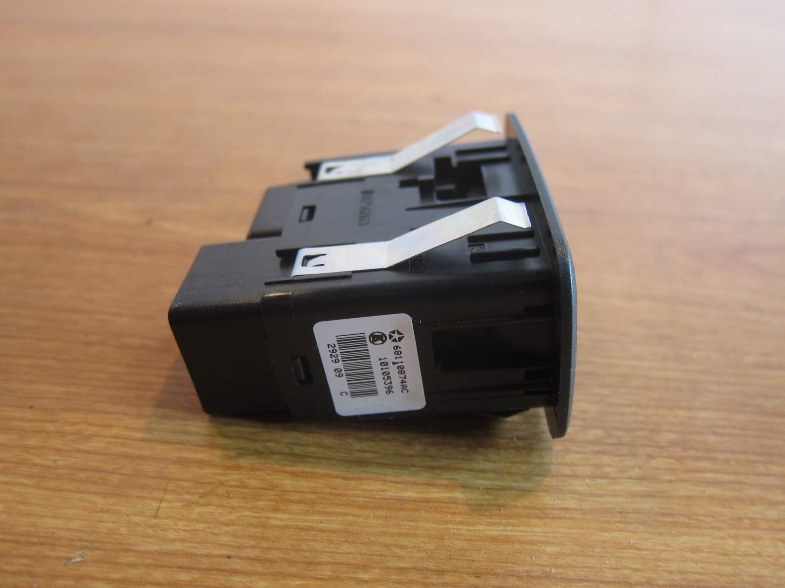 Mopar Quarter Vent Window Switch for 2012-2020 Chrysler Town & Country/Dodge Grand Caravan, Black, Model 68110874AC