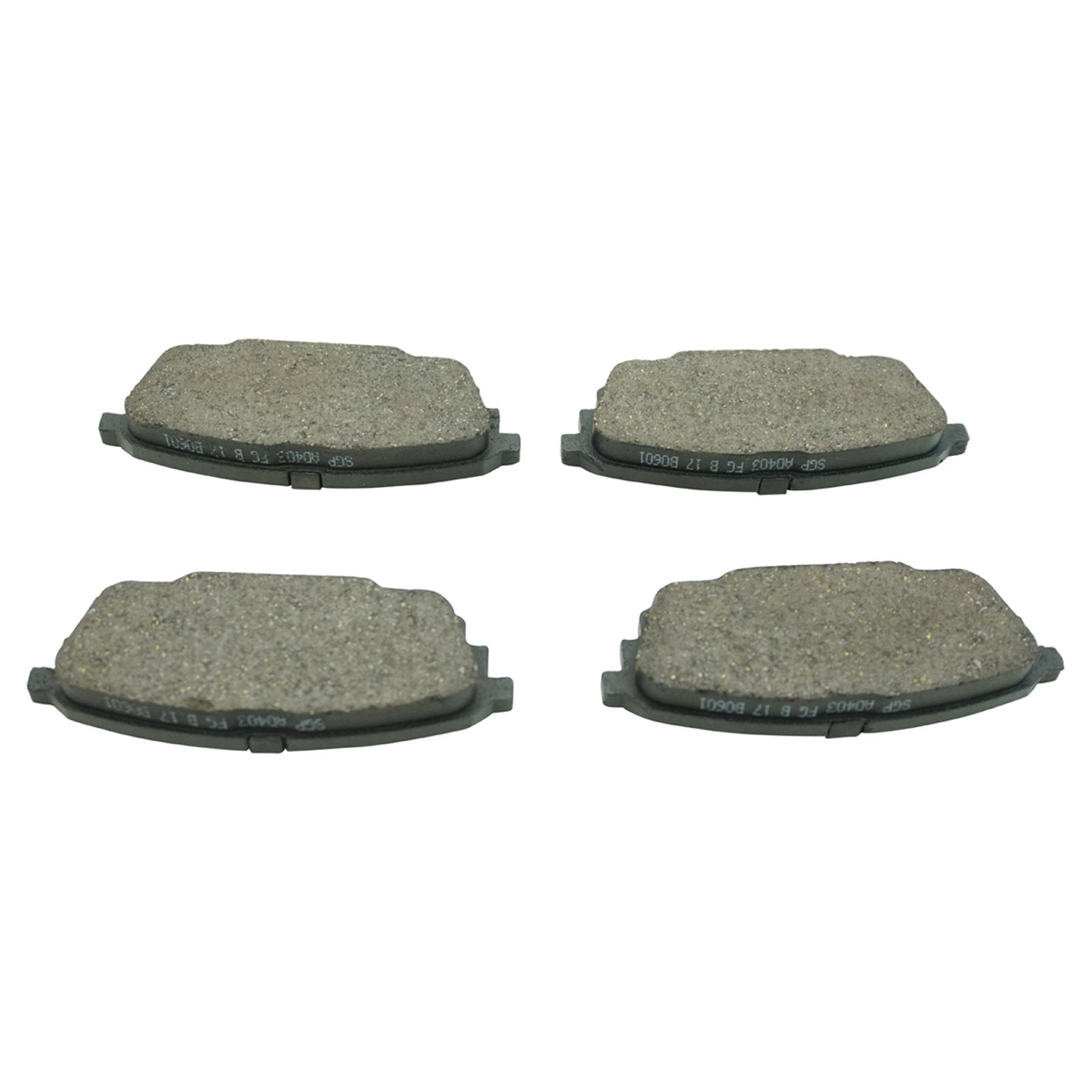 Trq Rear Brake Pad & Rotor Kit Ceramic Compatible With 2001-2003 Mazda Protege 2002-2003 Protege5
