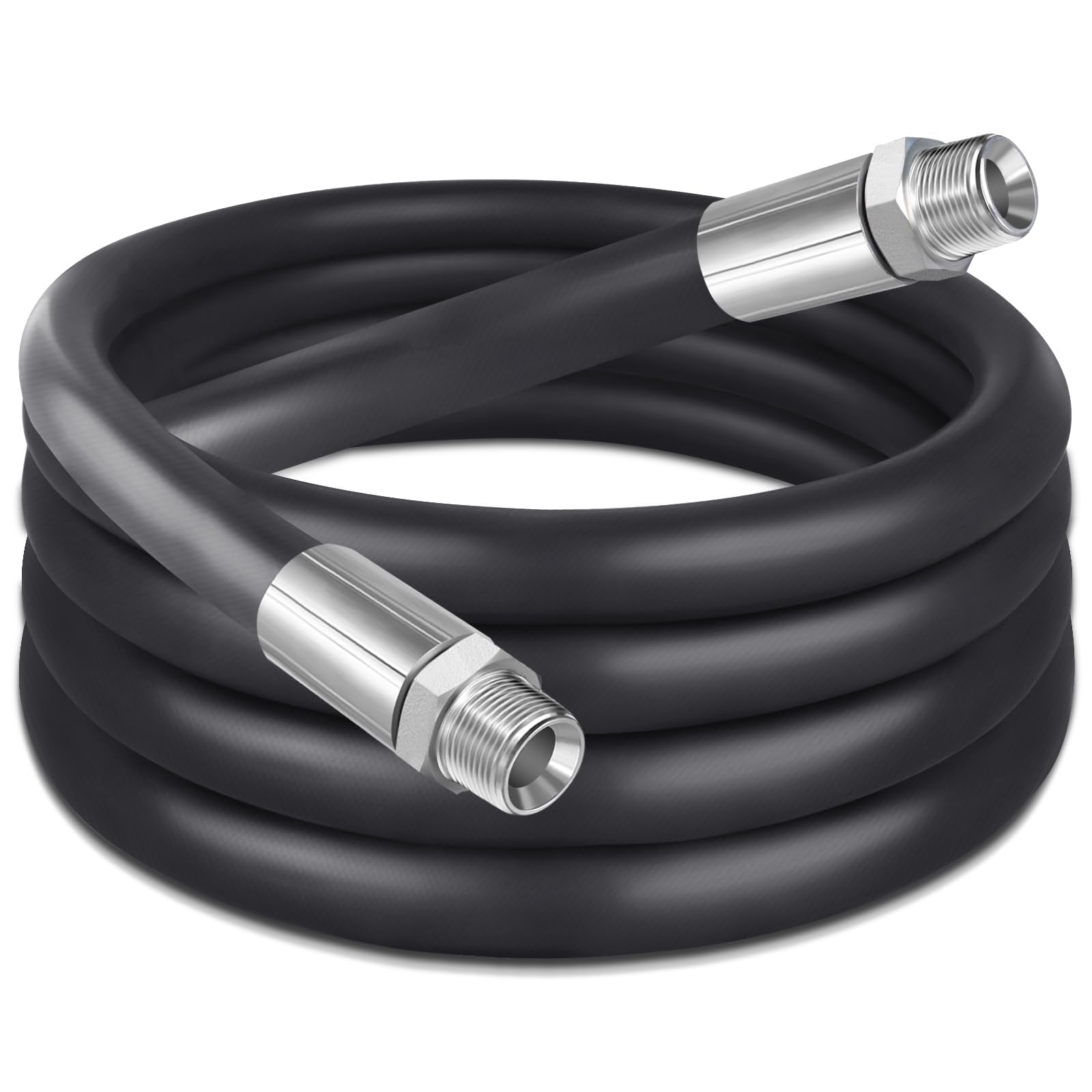 Boltigen Fuel Transfer Hose 1 Inch, 12 Feet Fuel Transfer Farm Pump Tank Tube Hose for Gasoline, Biodiesel, Dispensing Diesel, K