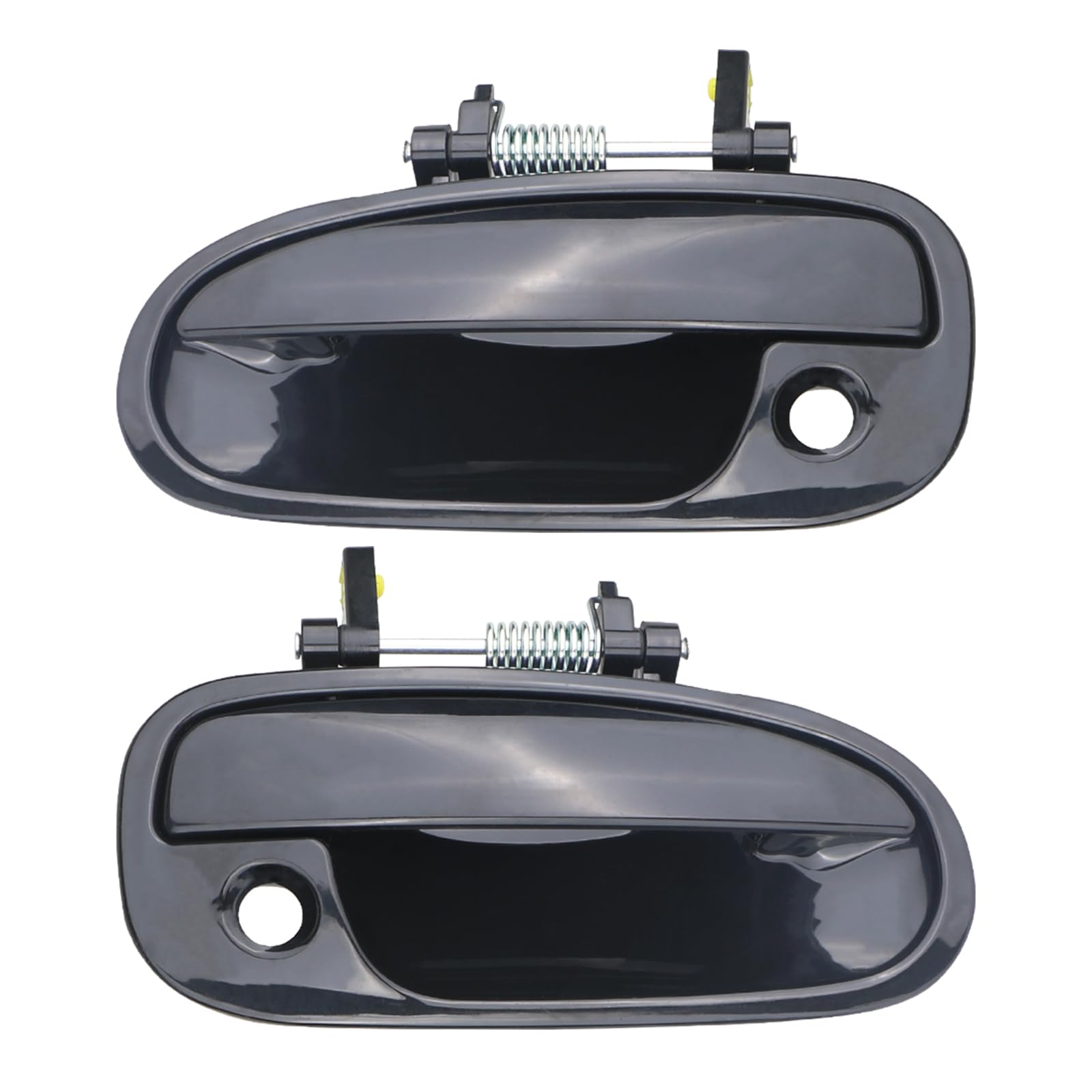 Osompar Exterior Door Handle w/Keyhole Compatible with Honda Civic 1996-2000 Replaces 72180S00004 72140S00004 Front Left Right S