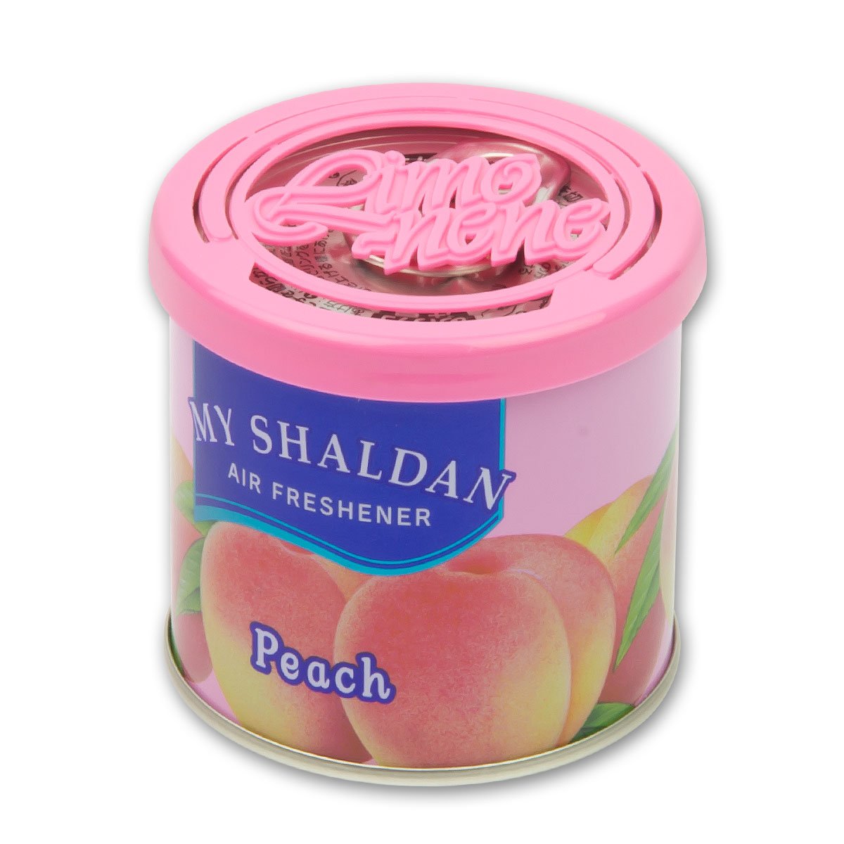 Pack Of 12 My Shaldan Japanese Car Cup-Holder Natural Air Freshener Cans (Peach Scented)