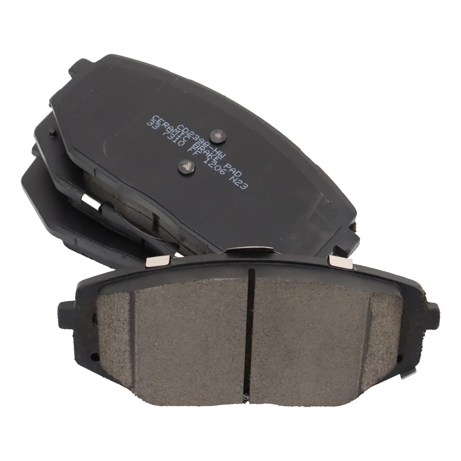 TRQ Front Brake Pads Ceramic Compatible with 2022-2023 Hyundai Tucson 2023 Kia Sportage