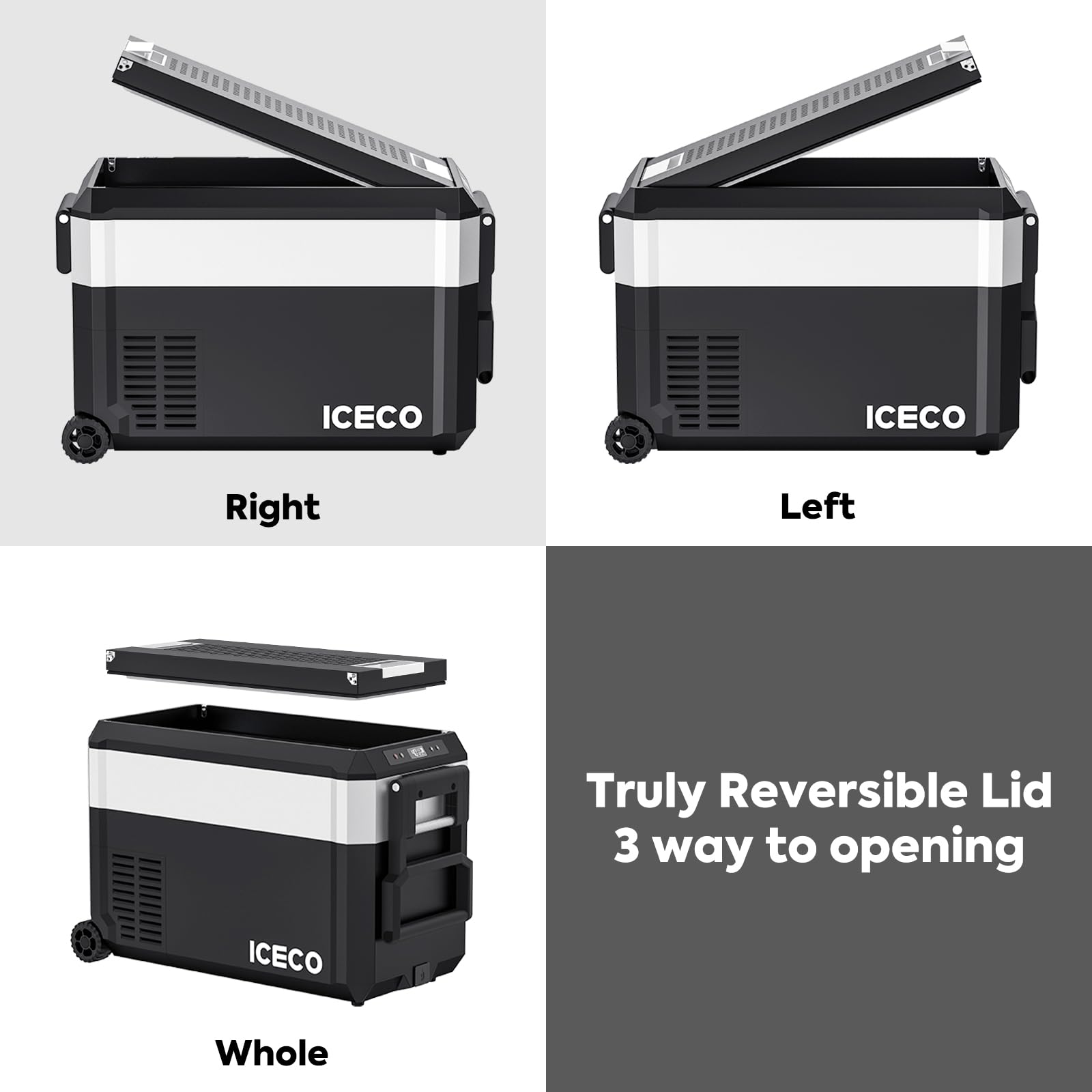 Iceco Jp40 Pro 12 Volt Car Refrigerator, Portable Fridge Freezer For Camping, Car Fridge Powered By Secop, 12V Refrigerator For