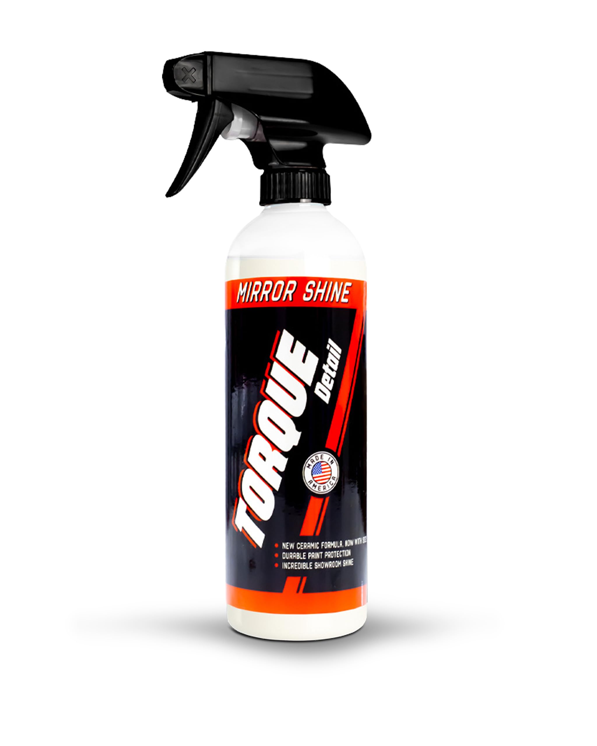 Mirror Shine - Super Gloss Ceramic Wax & Sealant Hybrid Spray By Torque Detail - Showroom Shine W/Professional Detailer Protecti