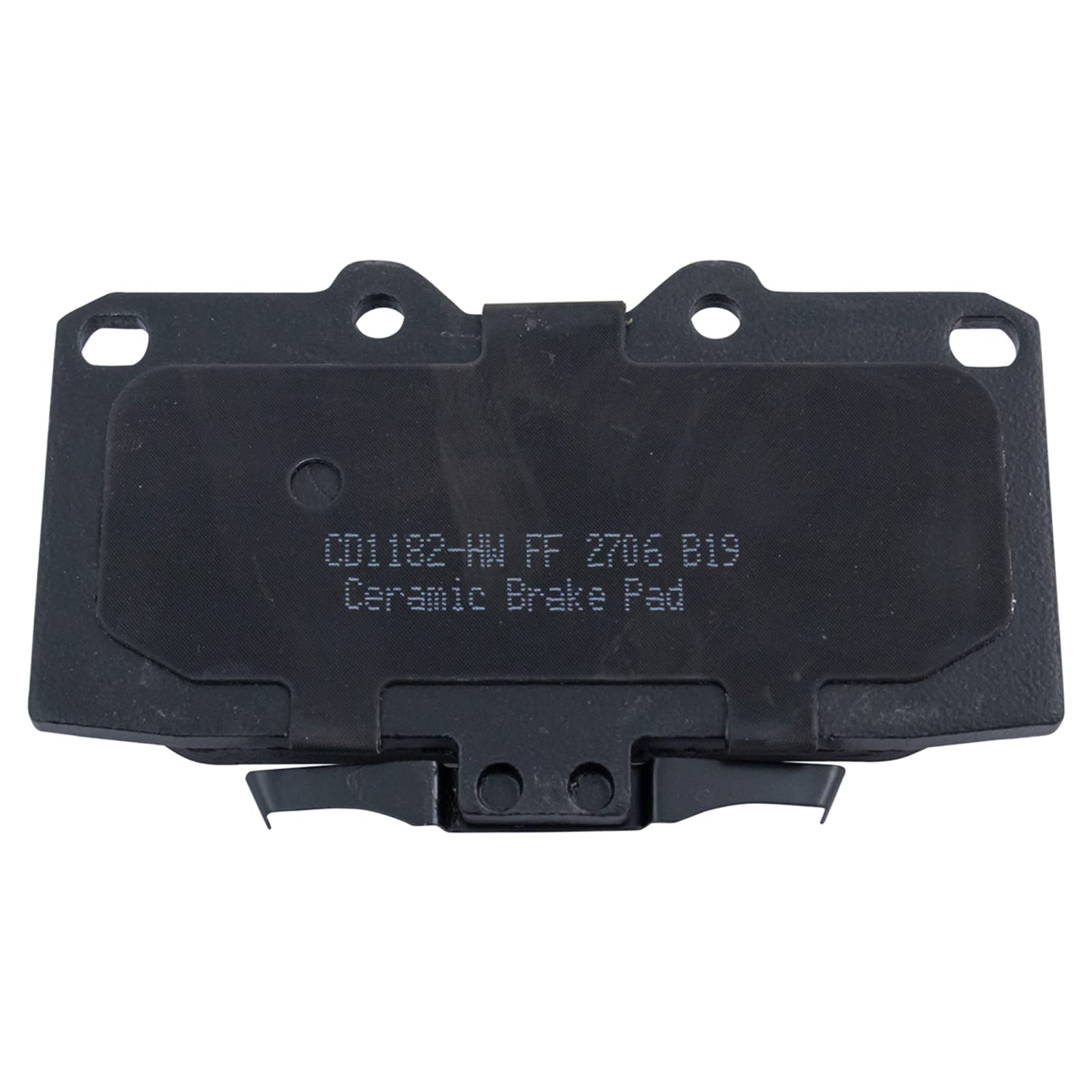 TRQ Front Brake Pads Ceramic Compatible with 2006-2007 Subaru Impreza