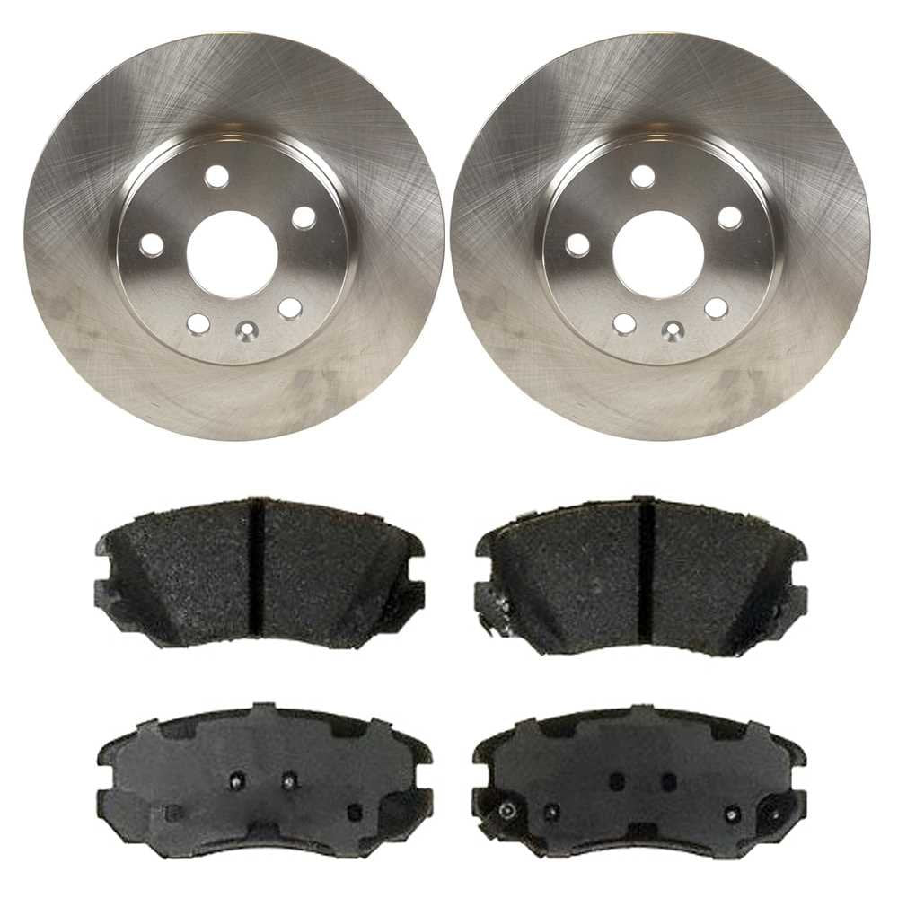 Autoshack Front Brake Kit Rotors And Performance Ceramic Pads Pair Of 2 Driver And Passenger Side Replacement For Chevrolet Equinox Impala Malibu Gmc Terrain Buick Lacrosse Regal V6 Pcdr65176651761421