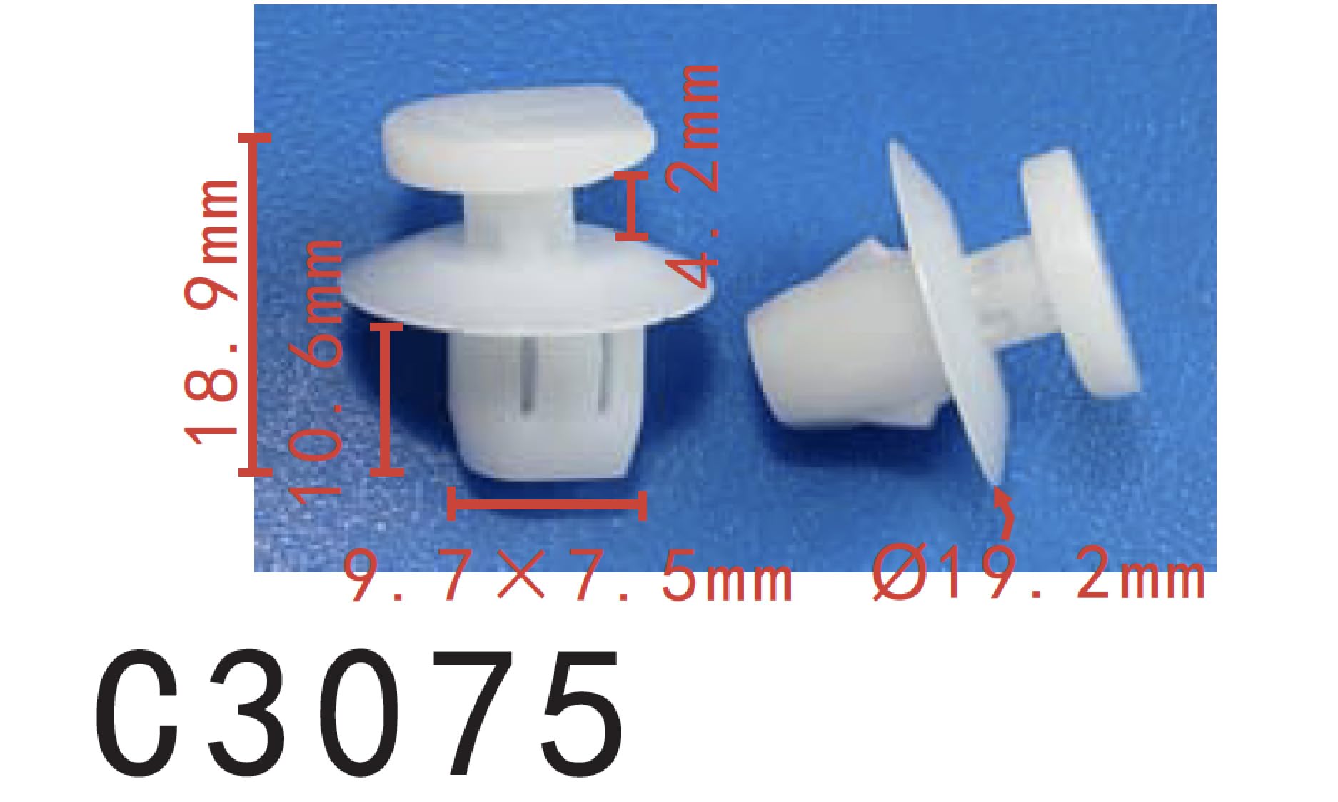 Autobahn88 Retainer Clip For Taillight, Compatible With Nissan (Oem: 26398Ed000) (Pack Of 20)