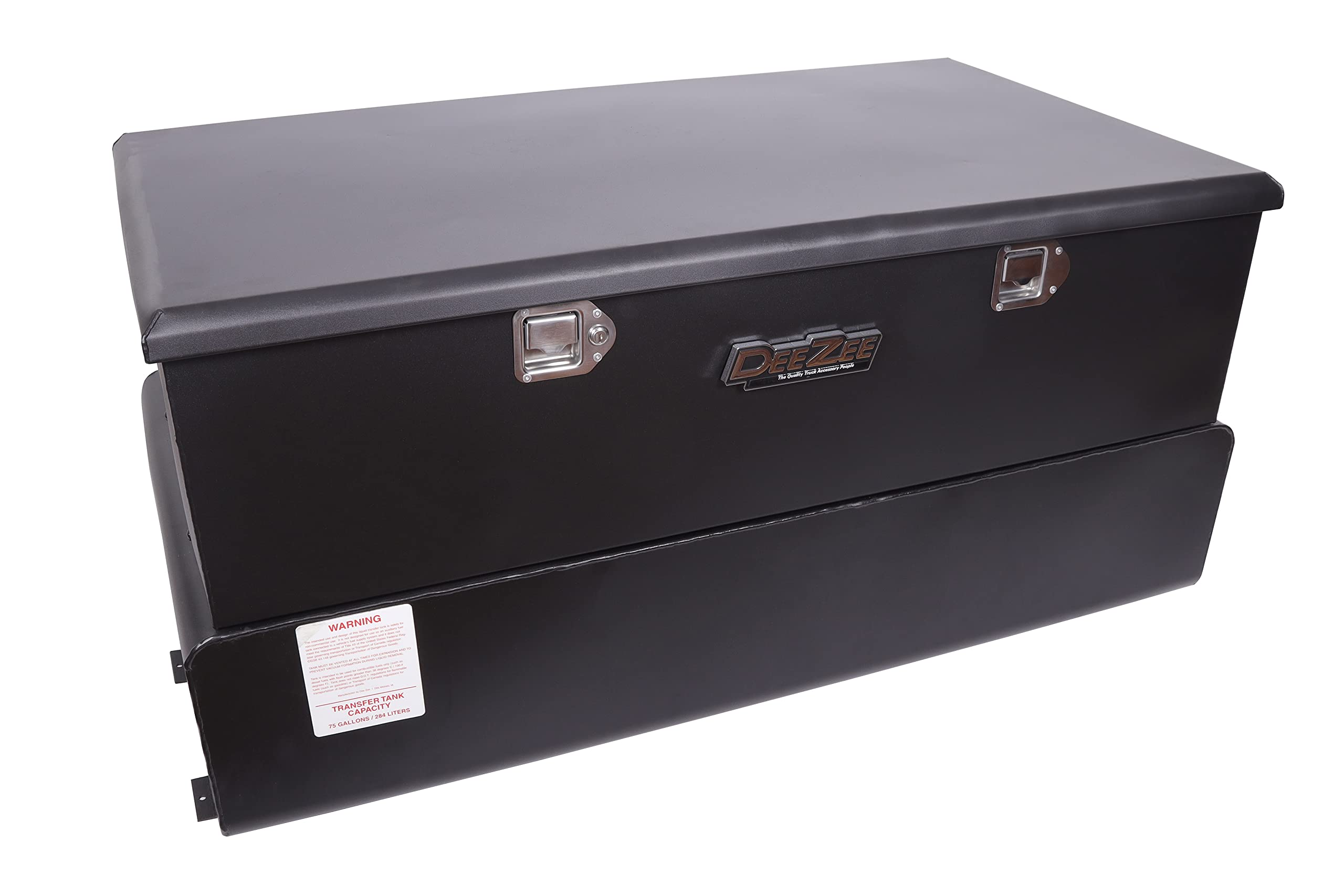 Dee Zee Dz92856Sb 75 Gallon Black Steel Combo Transfer Tank With Pump