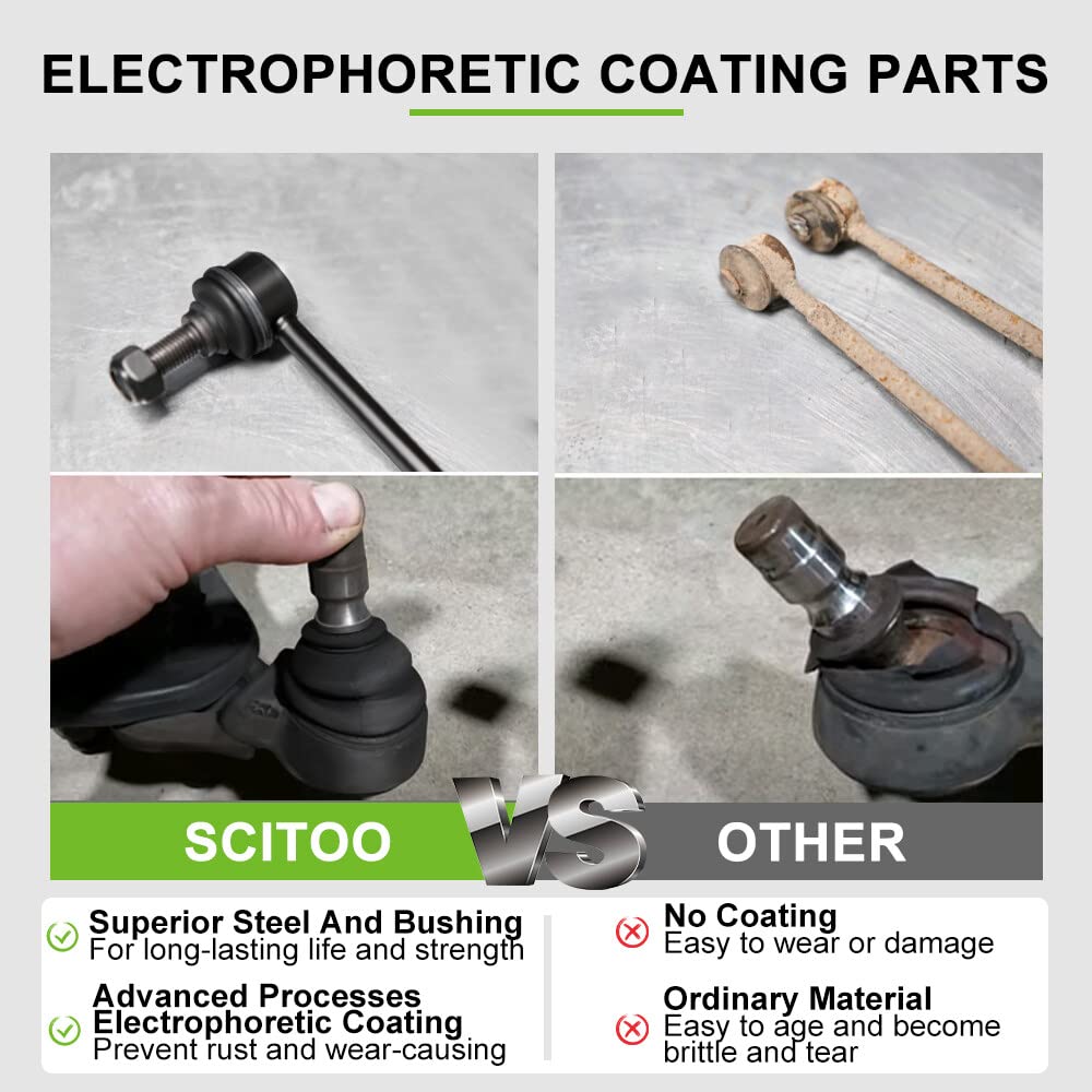 Scitoo 2Pcs Suspension Kit Upper Control Arm Fit For Dodge Caliber 2007-2012 For Jeep Compass 2007-2017 For Jeep Patriot 2007-20