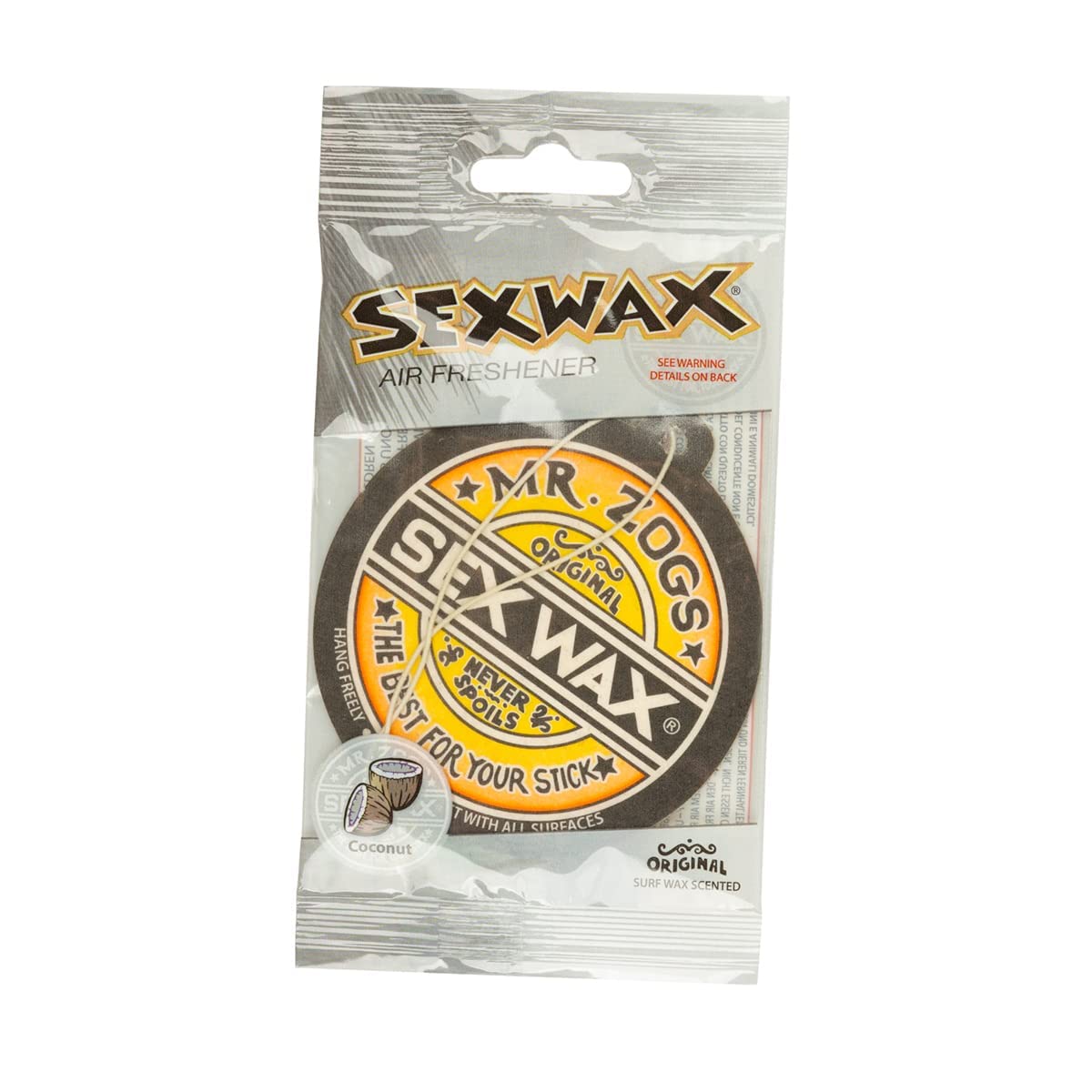Sex Wax Air Freshener - Coconut Scent, 3-Pack, Limited Edition, Multicolor