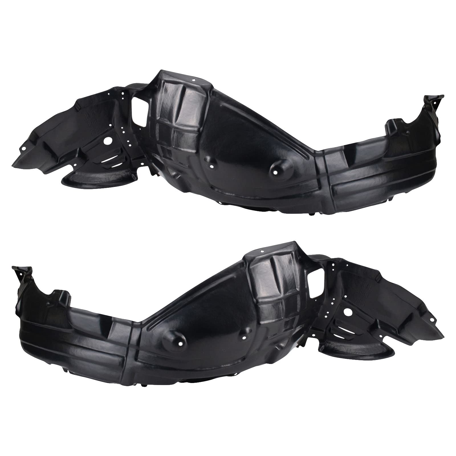 Trq Inner Fender Liner Set Compatible With 2008-2011 Lexus Gs350 Gs450H Gs460 Lx1248106 Lx1249106