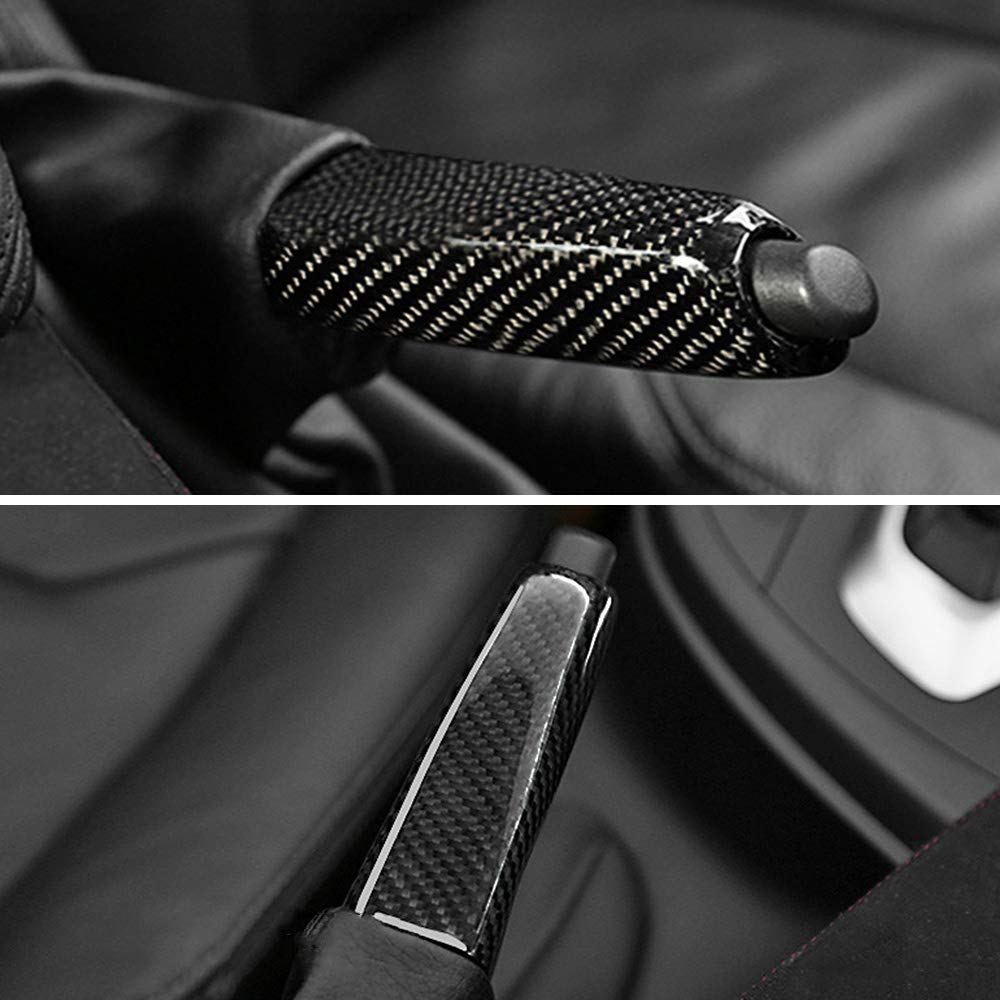 Airspeed Carbon Fiber Car Handbrake Cover Grip Handle Lever For Bmw 1 2 3 4 Series F30 F10 F20 F21 F34 Gt F32 F33 M3 M4 F80 F82 Accessories, Not For E Series