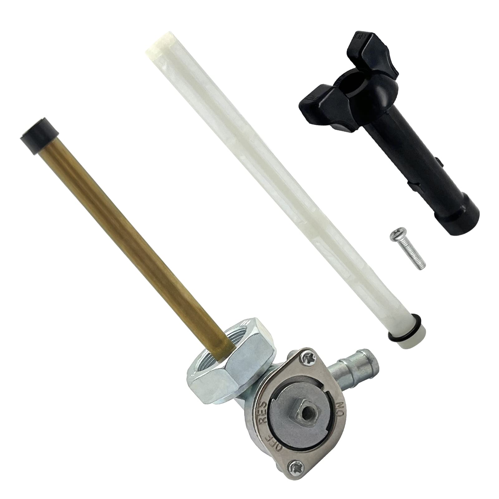 M Mati Fuel Valve Switch Petcock With Lever Screw For Honda Motorcycle Vt600 Shadow Vlx Deluxe 1999-2007 16950-Mz8-L23,Fuel Tank