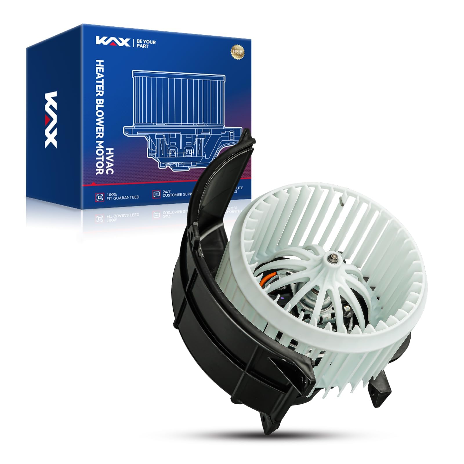 KAX AC Blower Motor Fit for Audi Q7 2007-2015, Porsche Cayenne 2003-2006 2008-2010, Volkswagen Touareg 2004-2010 - HVAC Heater B